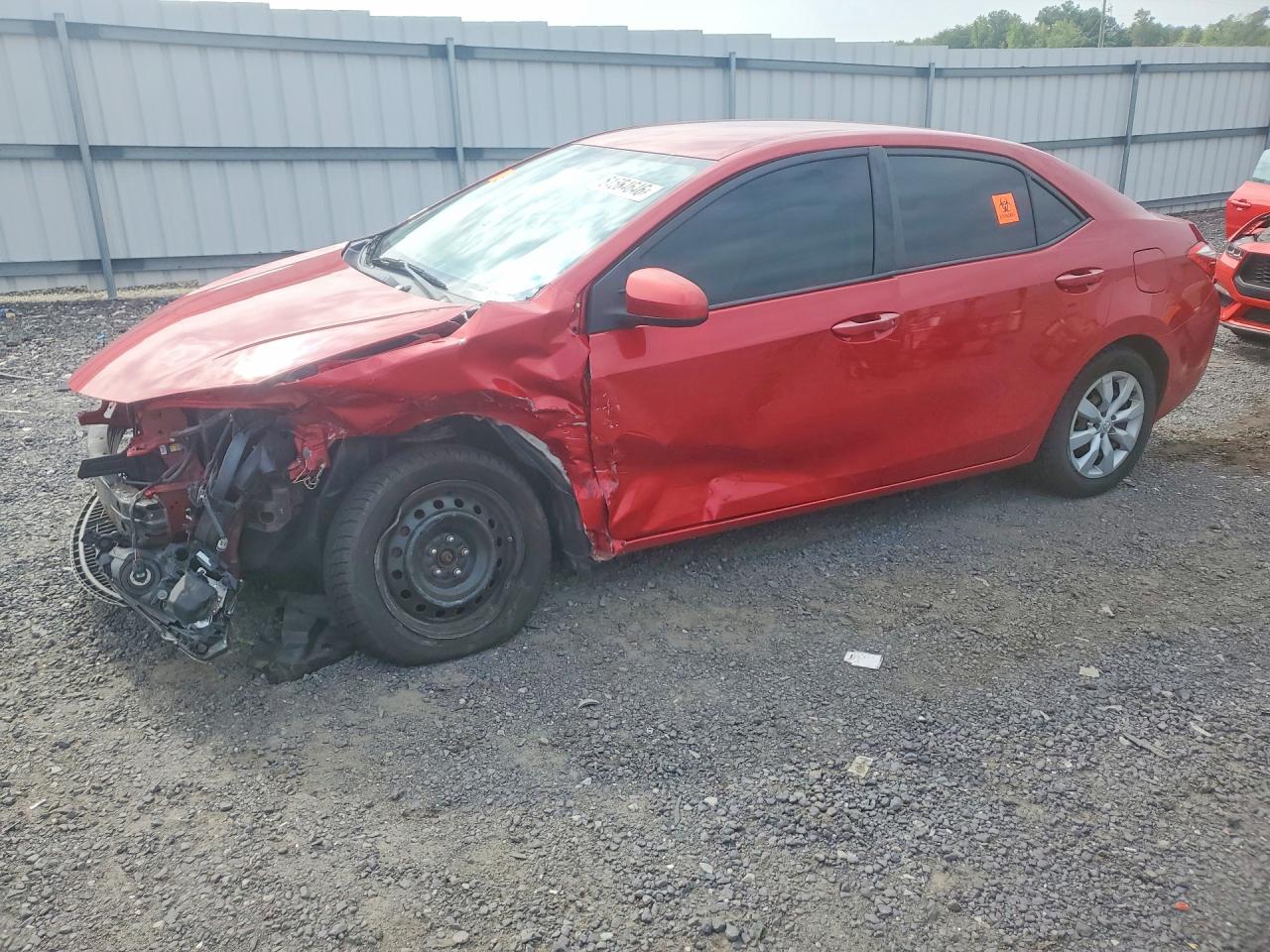 2014 Toyota Corolla Le Red vin: 2T1BURHE9EC084463