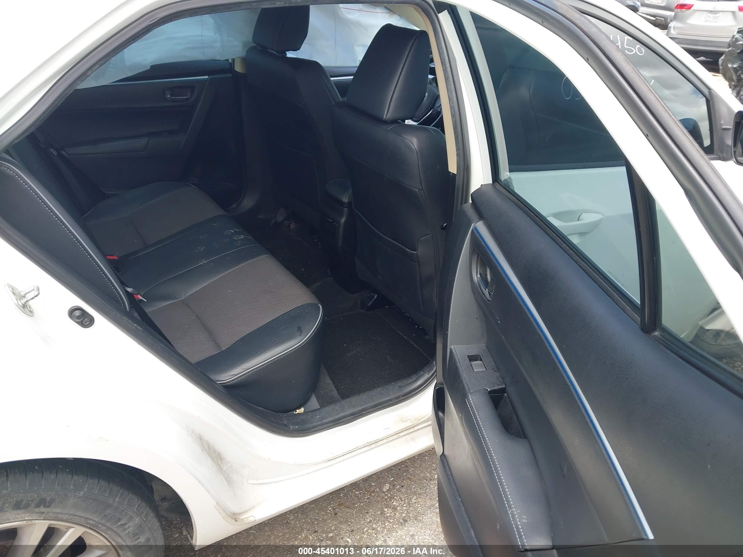 2014 Toyota Corolla Le Plus White vin: 2T1BURHE9EC102444