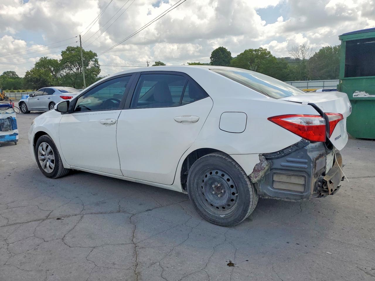 2014 Toyota Corolla Le White vin: 2T1BURHE9EC103951