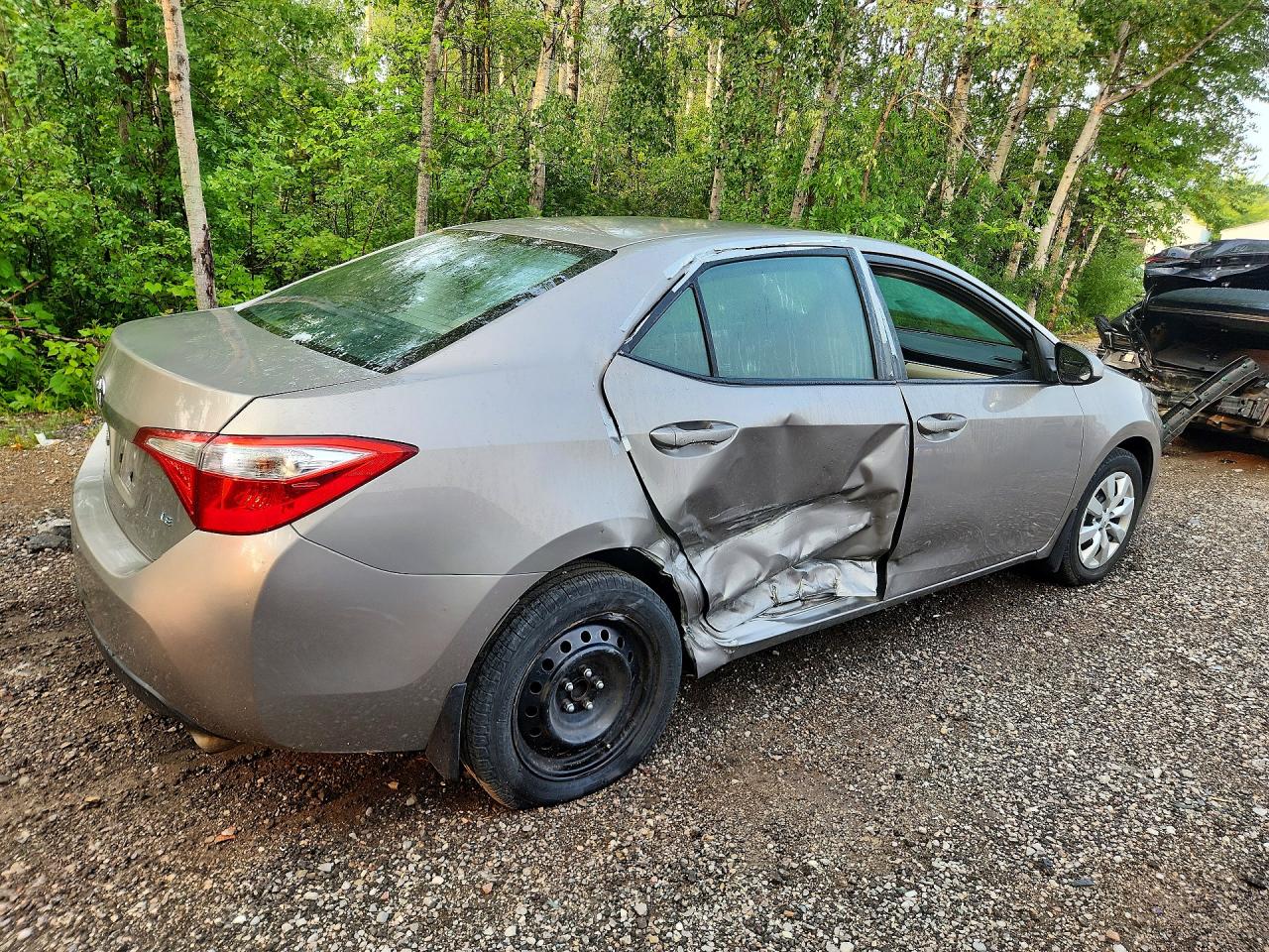 2014 Toyota Corolla L Gray vin: 2T1BURHE9EC112875