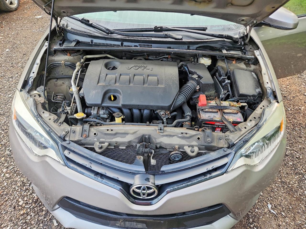 2014 Toyota Corolla L Gray vin: 2T1BURHE9EC112875