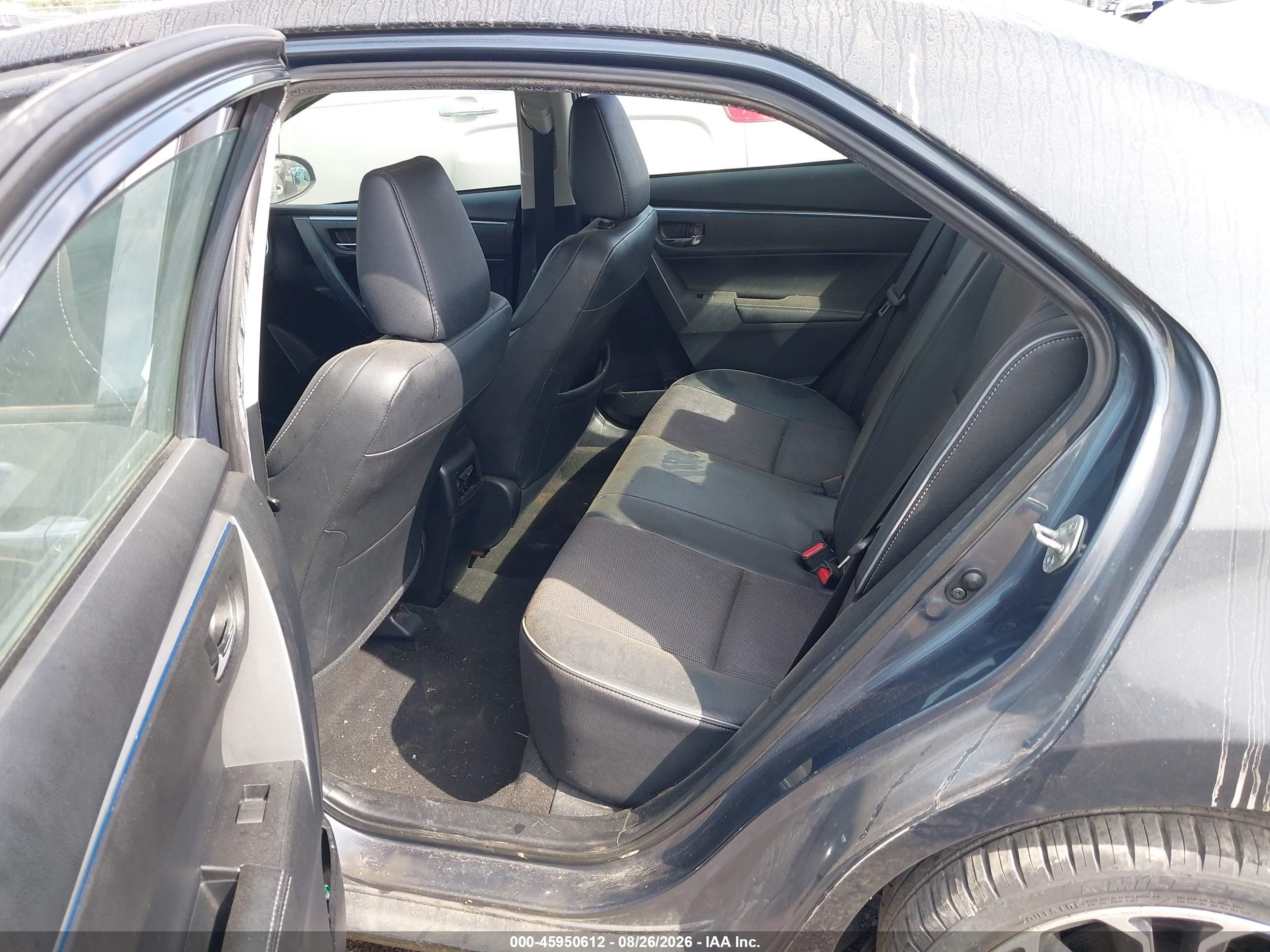2014 Toyota Corolla S Plus Gray vin: 2T1BURHE9EC116036