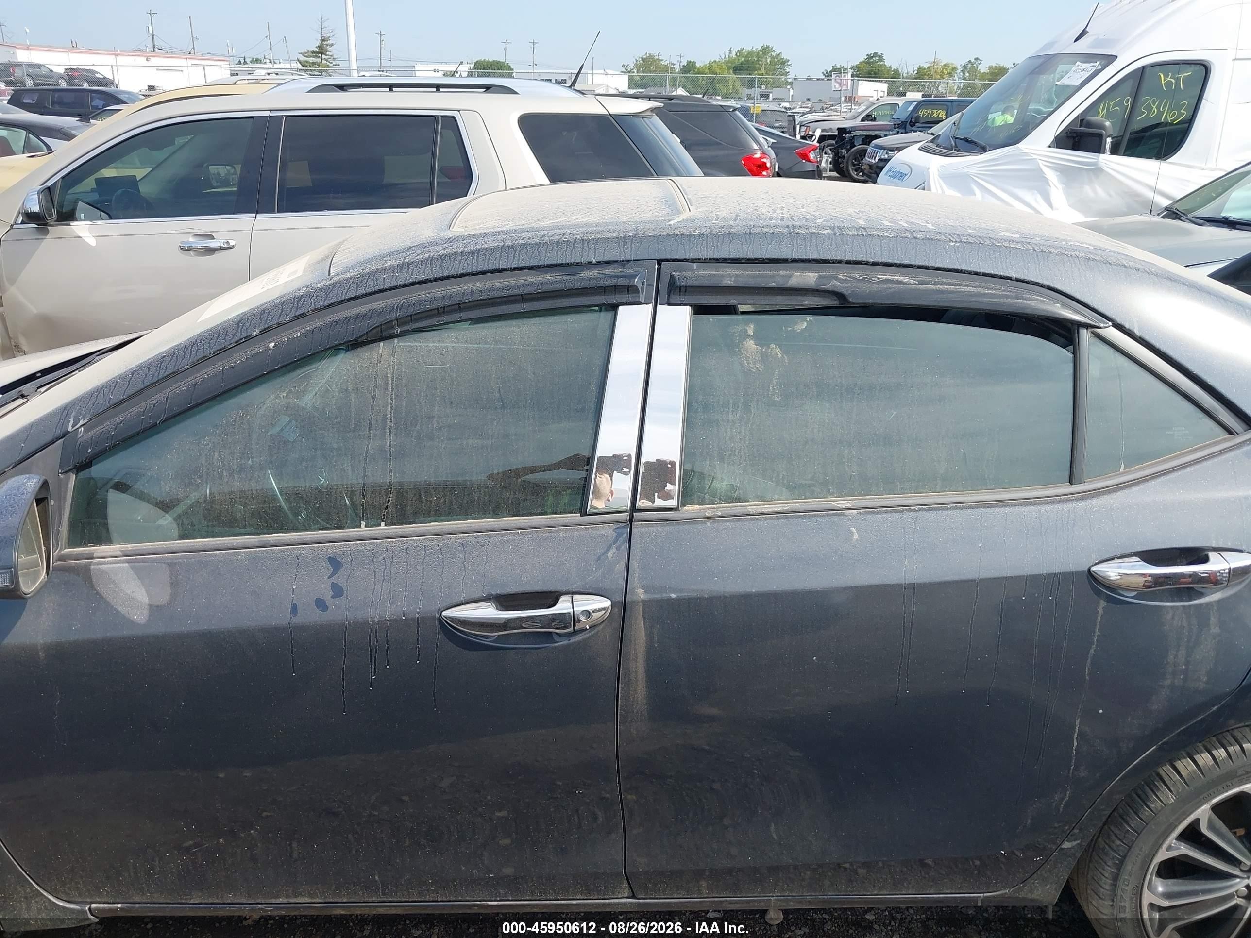 2014 Toyota Corolla S Plus Gray vin: 2T1BURHE9EC116036