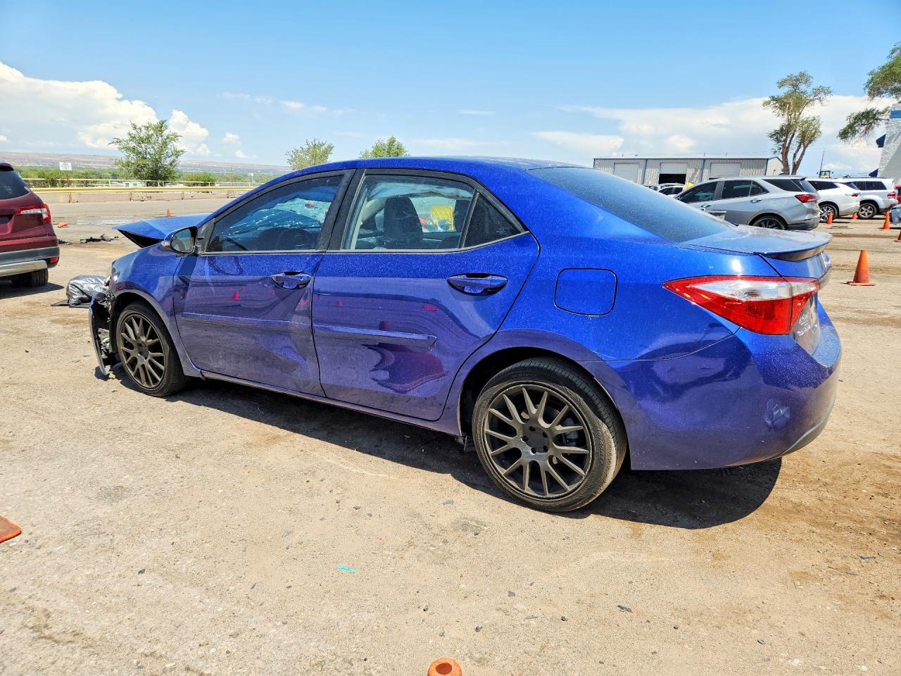 2014 Toyota Corolla S Plus Blue vin: 2T1BURHE9EC120524