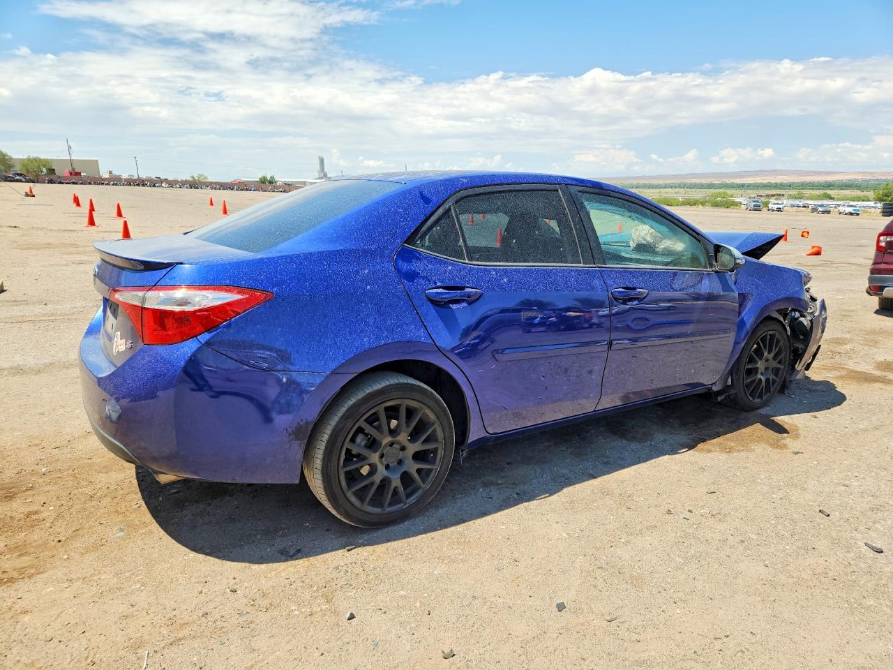 2014 Toyota Corolla S Plus Blue vin: 2T1BURHE9EC120524