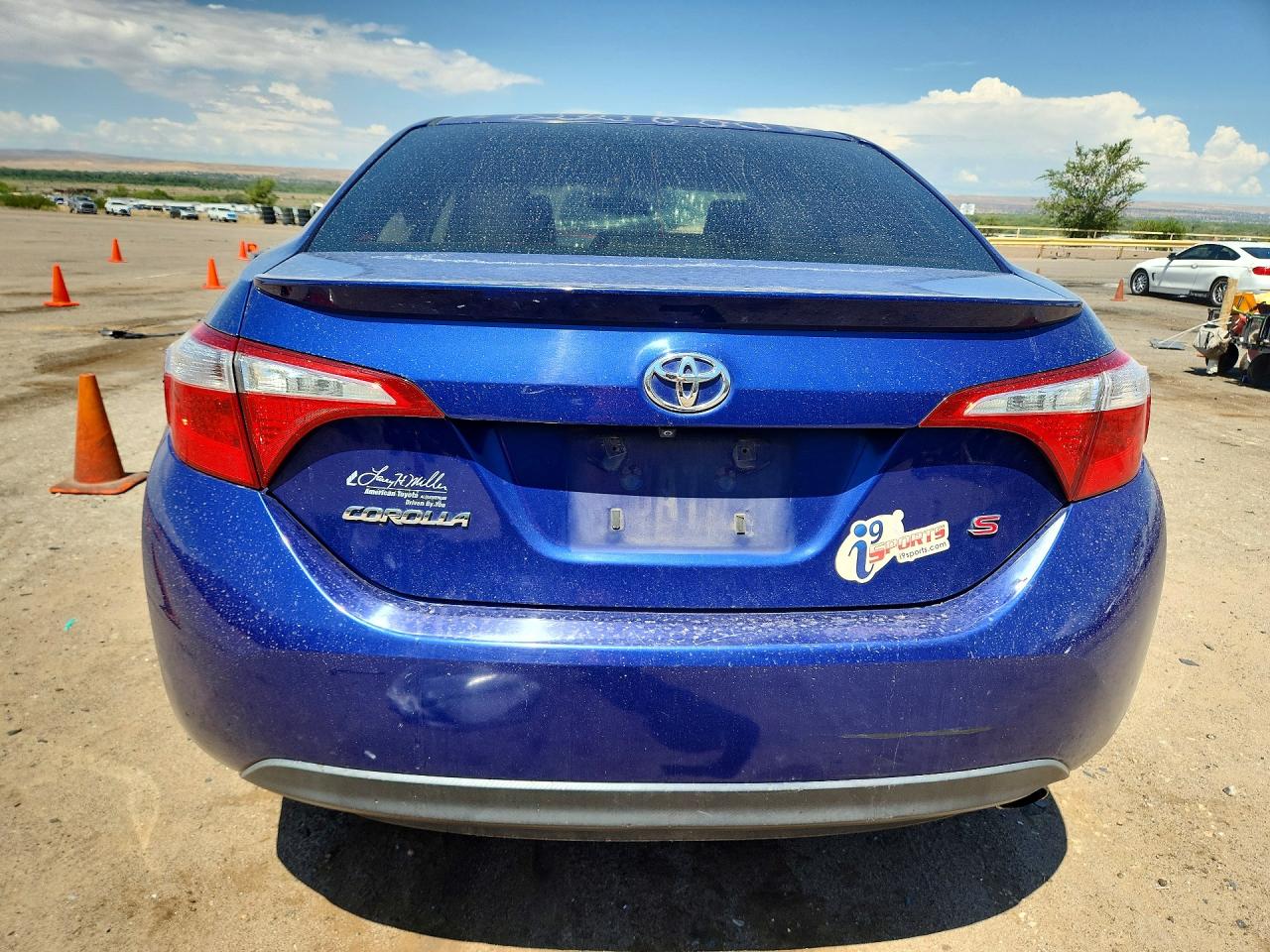 2014 Toyota Corolla S Plus Blue vin: 2T1BURHE9EC120524
