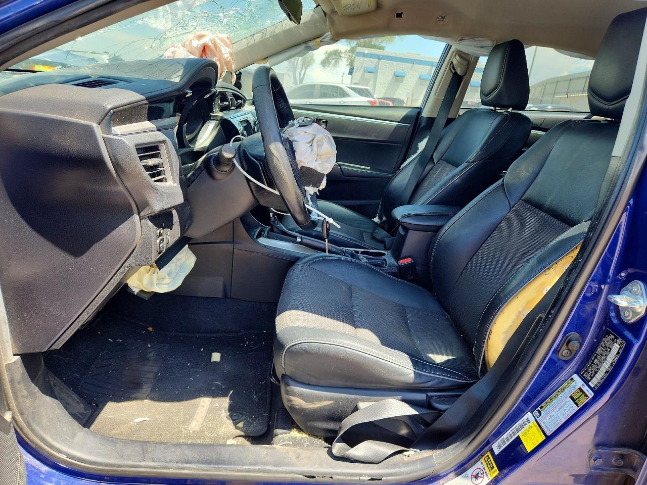 2014 Toyota Corolla S Plus Blue vin: 2T1BURHE9EC120524