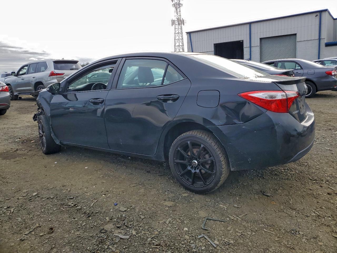 2014 Toyota Corolla S Plus Black vin: 2T1BURHE9EC128056