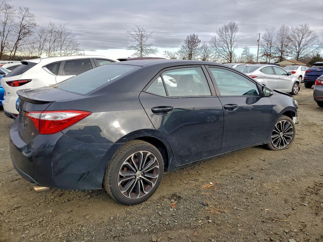 2014 Toyota Corolla S Plus Black vin: 2T1BURHE9EC128056