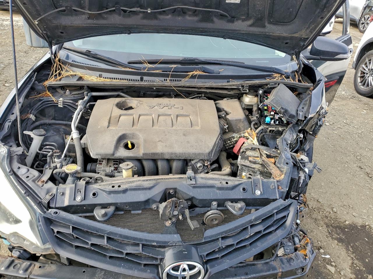 2014 Toyota Corolla S Plus Black vin: 2T1BURHE9EC128056