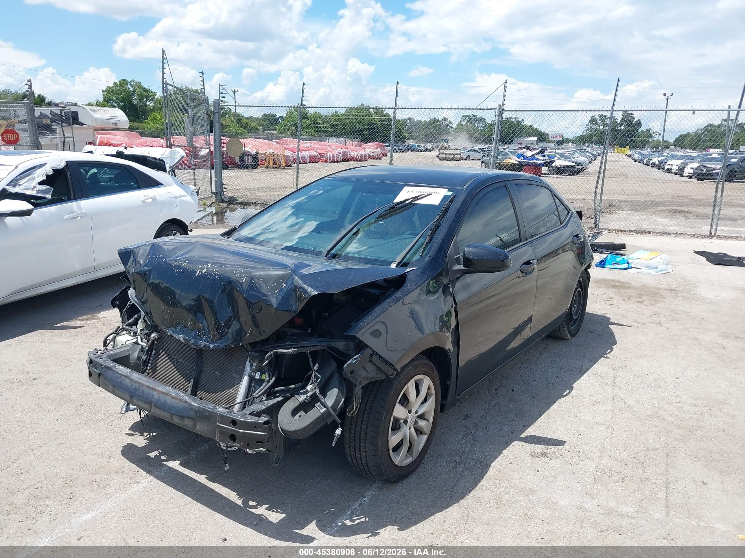 2014 Toyota Corolla Le Black vin: 2T1BURHE9EC130471