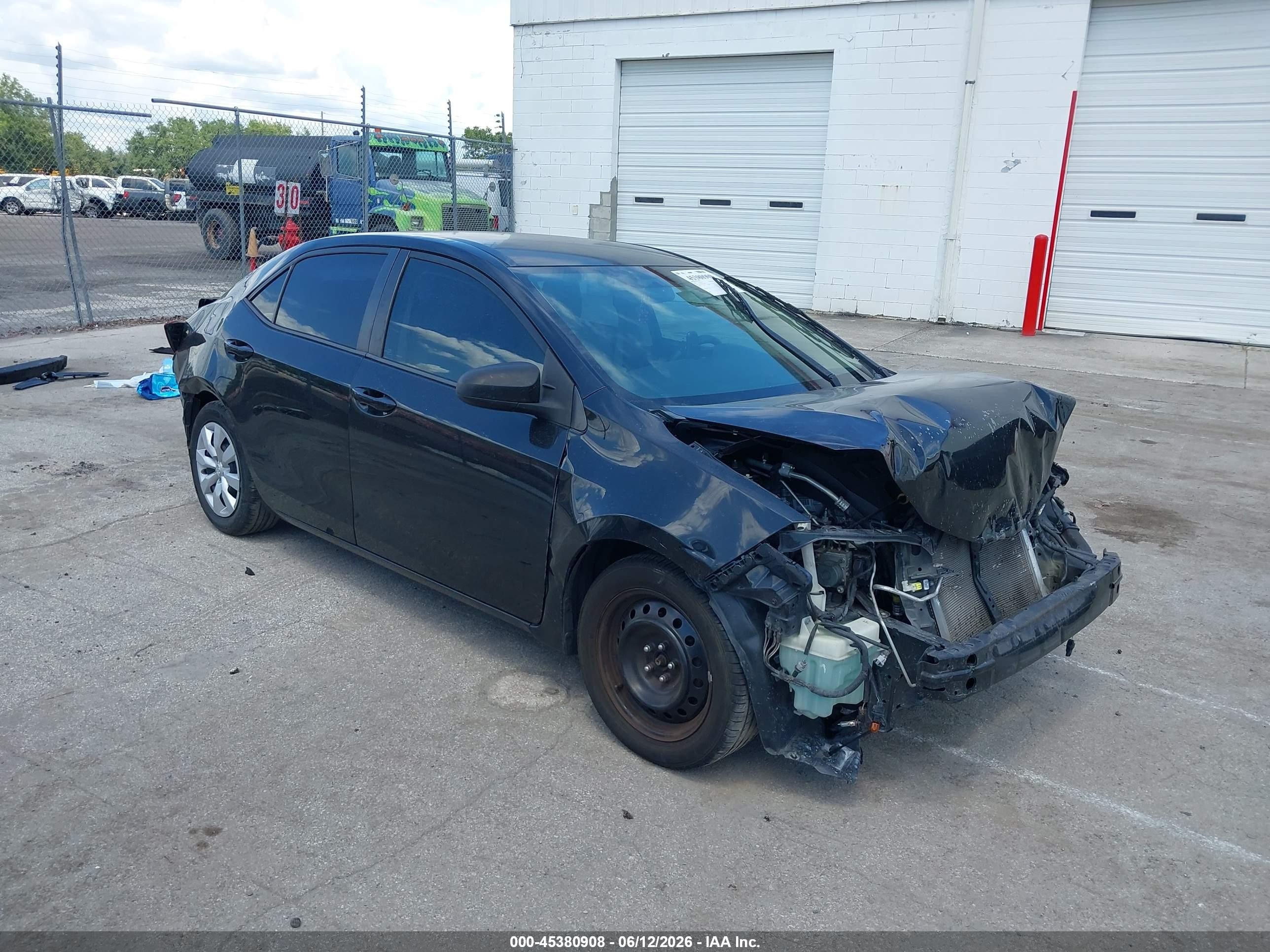 2014 Toyota Corolla Le Black vin: 2T1BURHE9EC130471