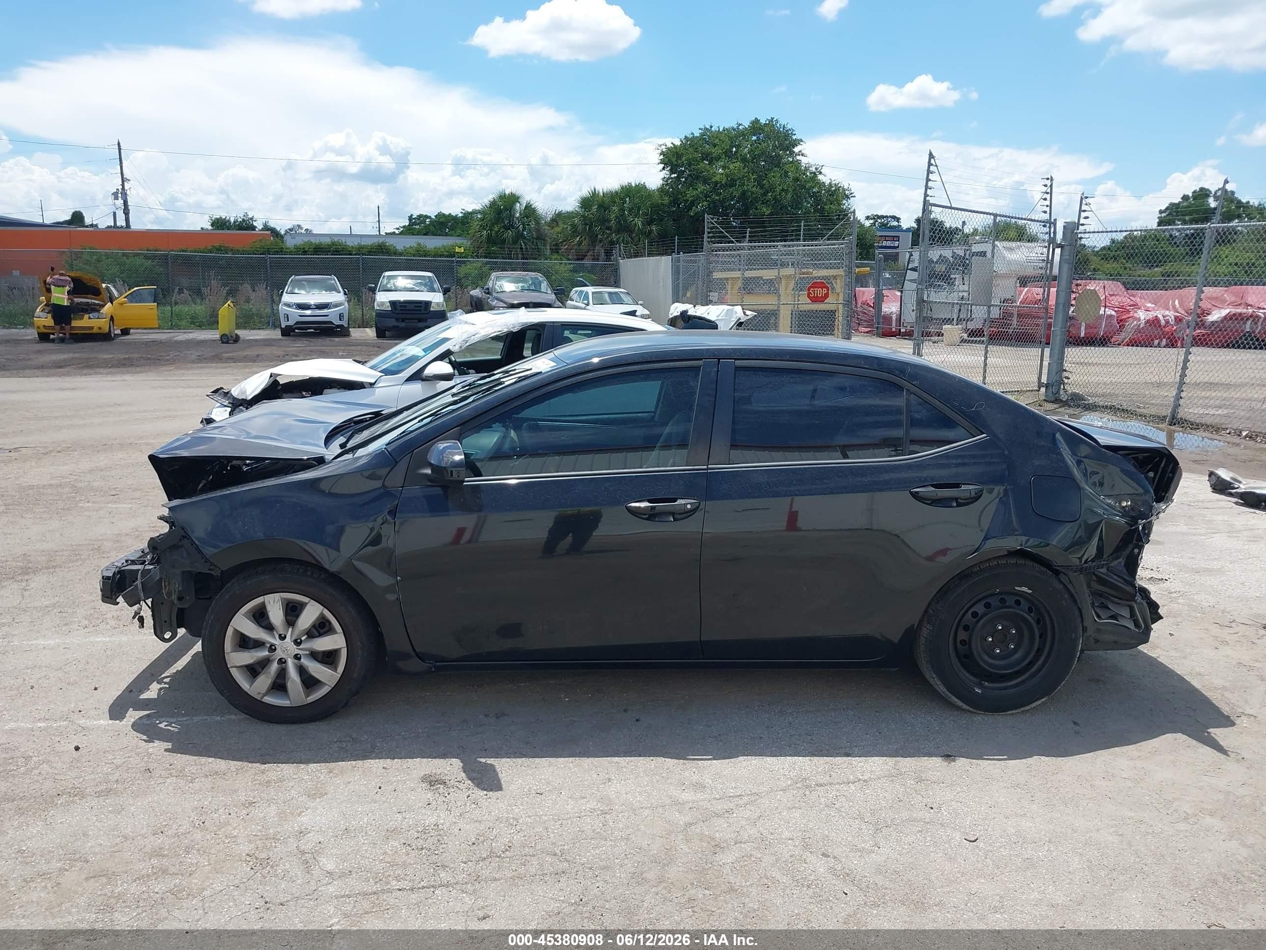 2014 Toyota Corolla Le Black vin: 2T1BURHE9EC130471