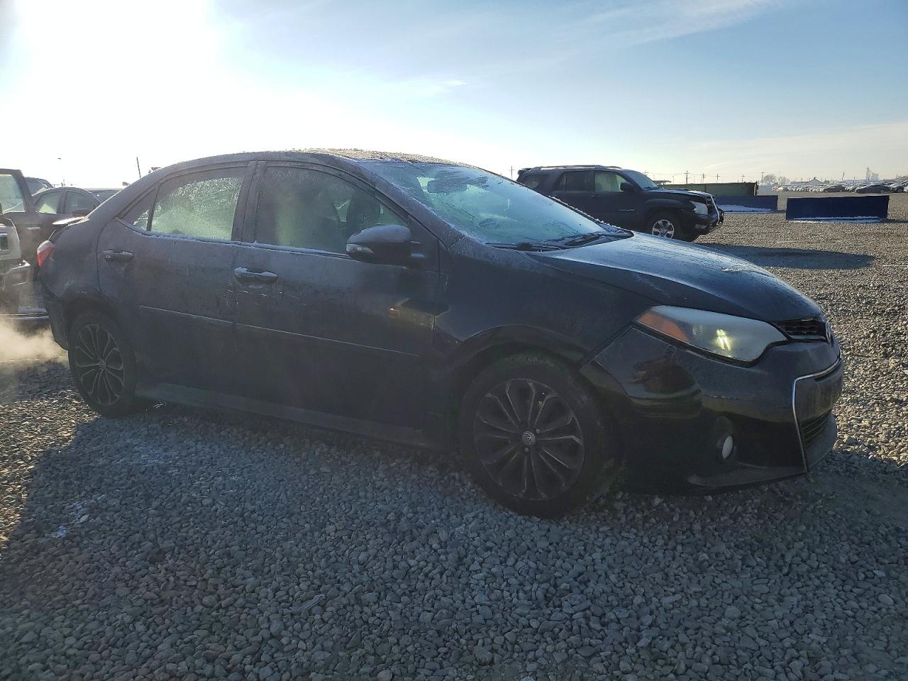 2014 Toyota Corolla S Plus Black vin: 2T1BURHE9EC137310