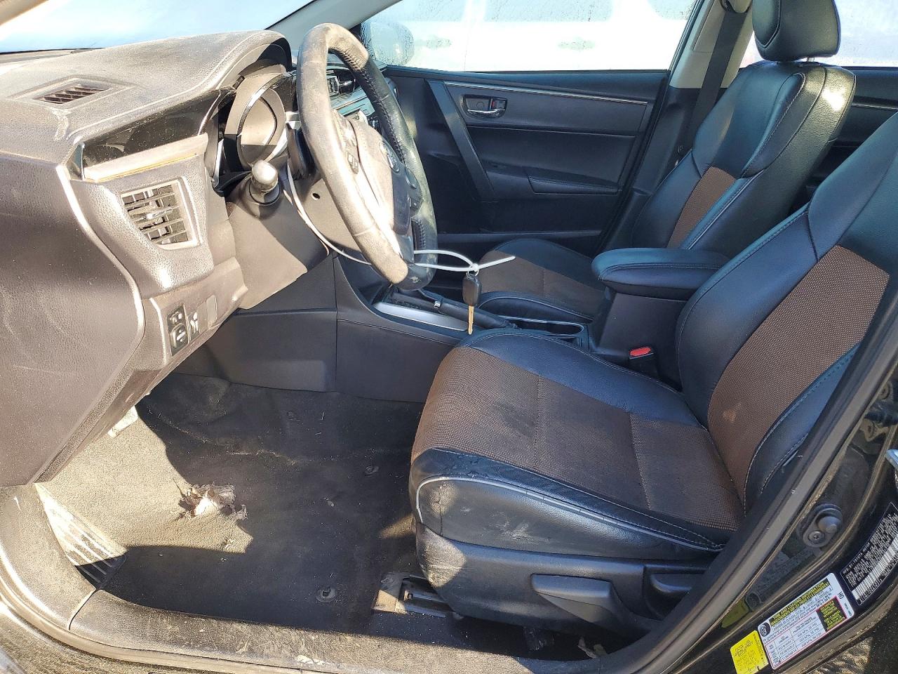 2014 Toyota Corolla S Plus Black vin: 2T1BURHE9EC137310