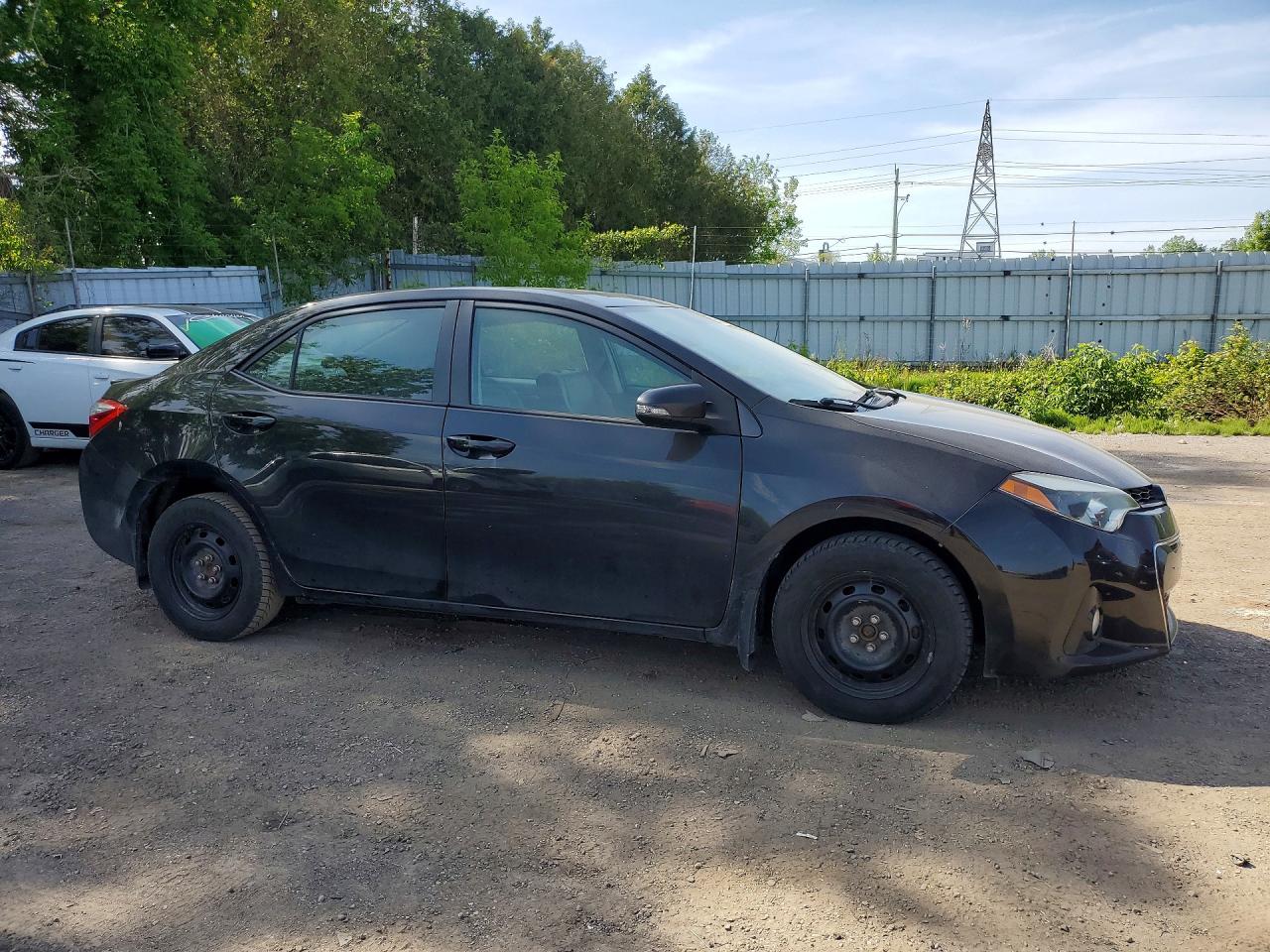 2014 Toyota Corolla L Black vin: 2T1BURHE9EC137761