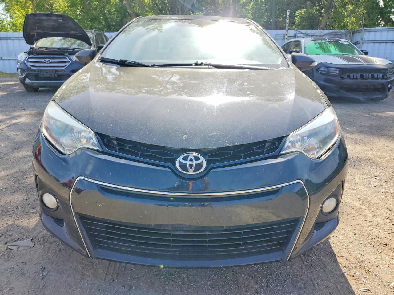 2014 Toyota Corolla L Black vin: 2T1BURHE9EC137761