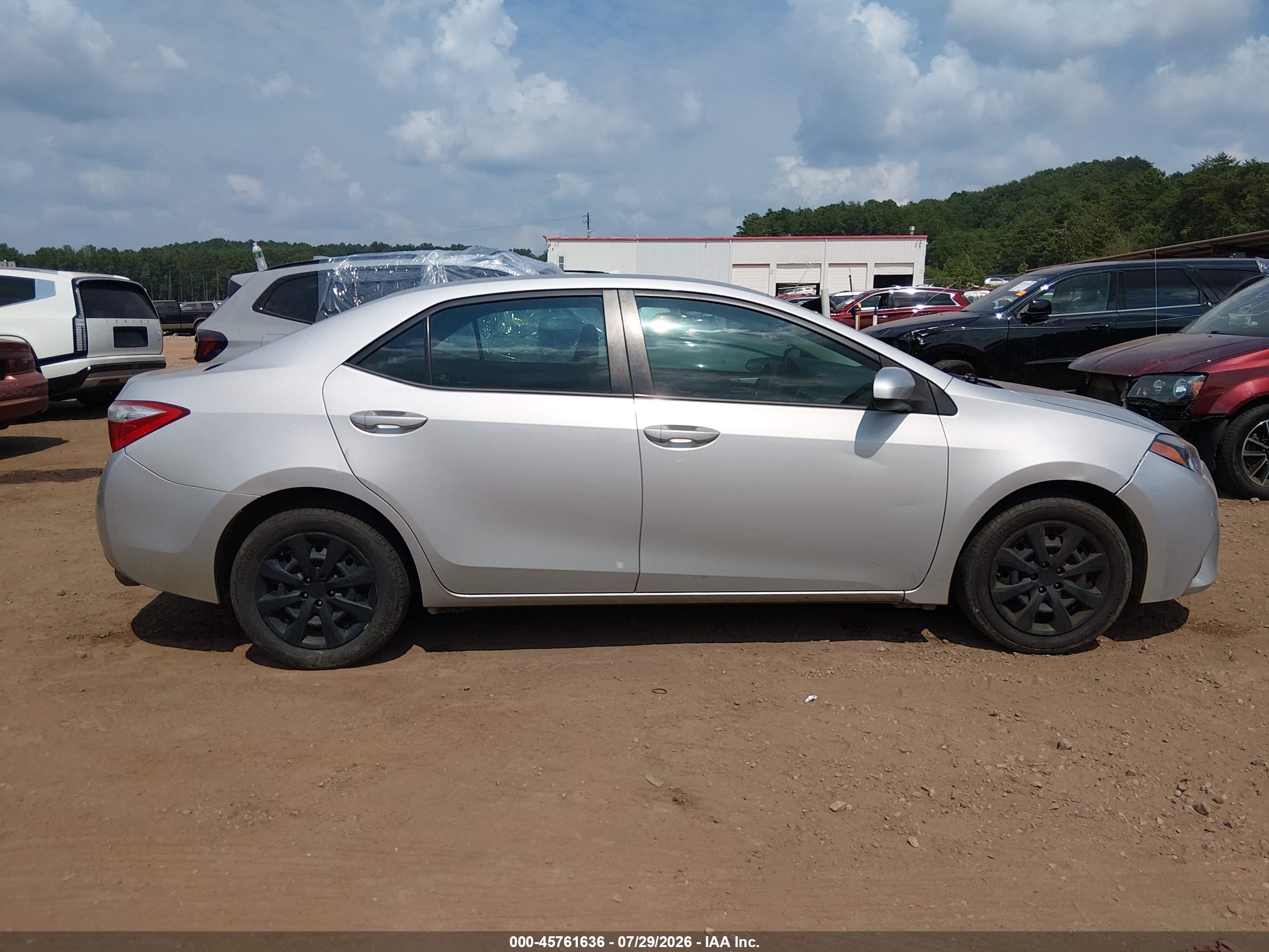 2014 Toyota Corolla Le Silver vin: 2T1BURHE9EC138103