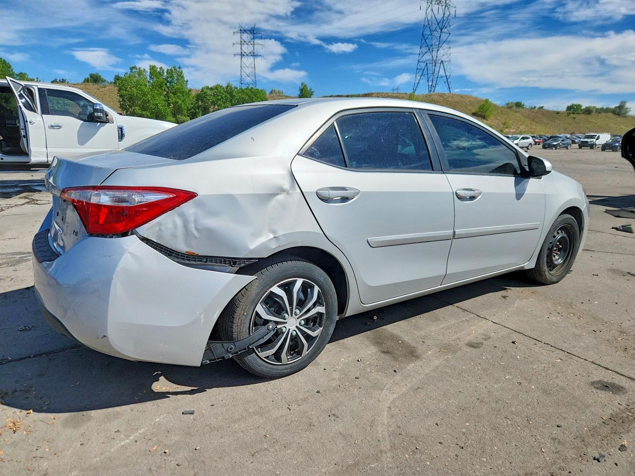 2014 Toyota Corolla Le Silver vin: 2T1BURHE9EC138344
