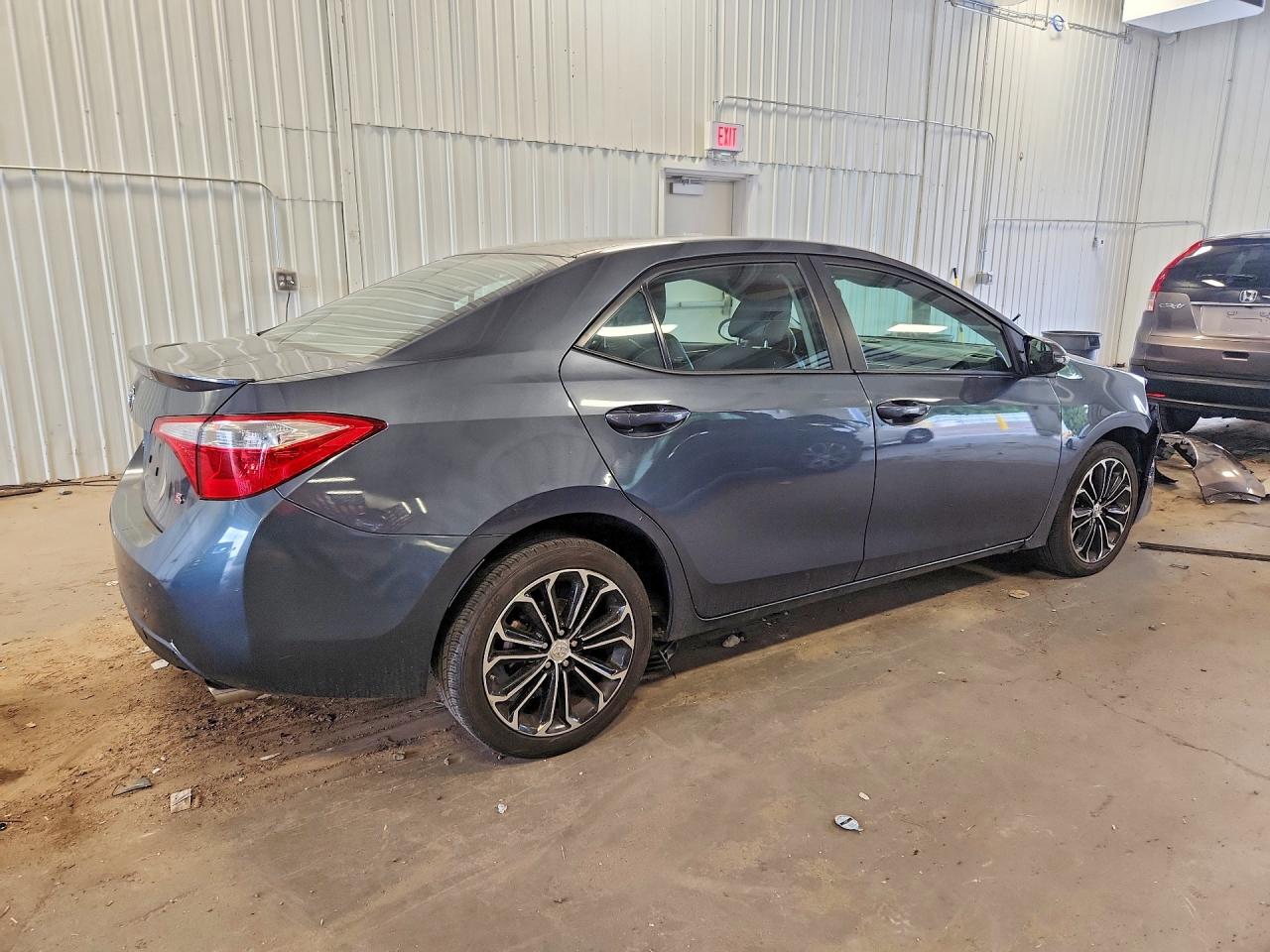 2014 Toyota Corolla S Plus Blue vin: 2T1BURHE9EC148534
