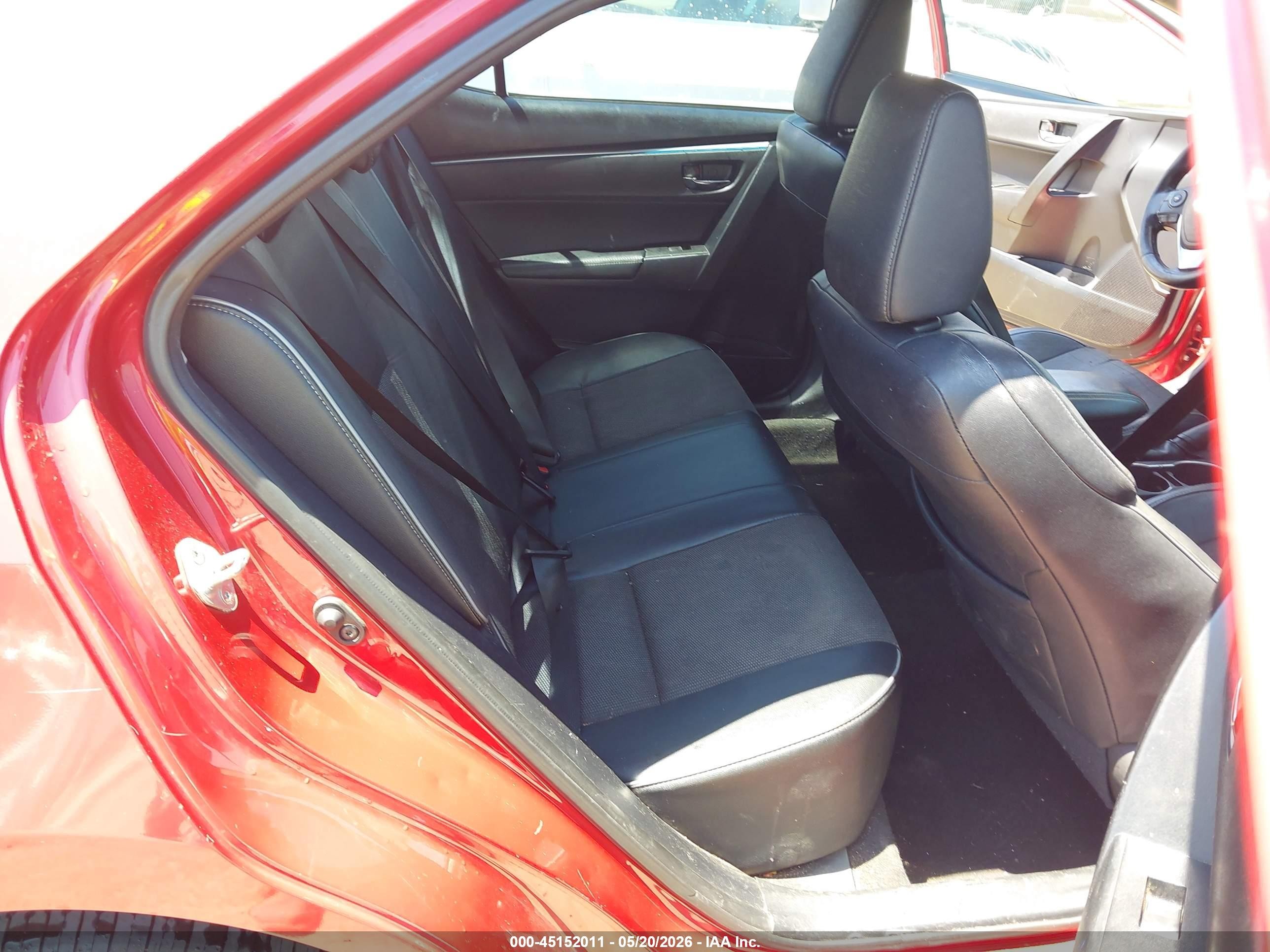 2014 Toyota Corolla S Plus Красный vin: 2T1BURHE9EC150929