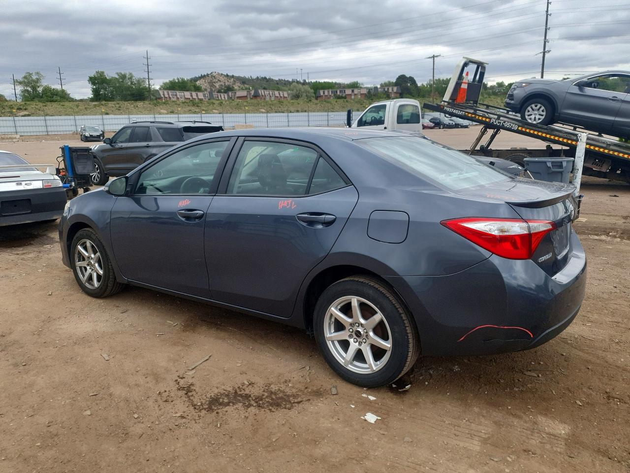 2014 Toyota Corolla S Blue vin: 2T1BURHE9EC151272