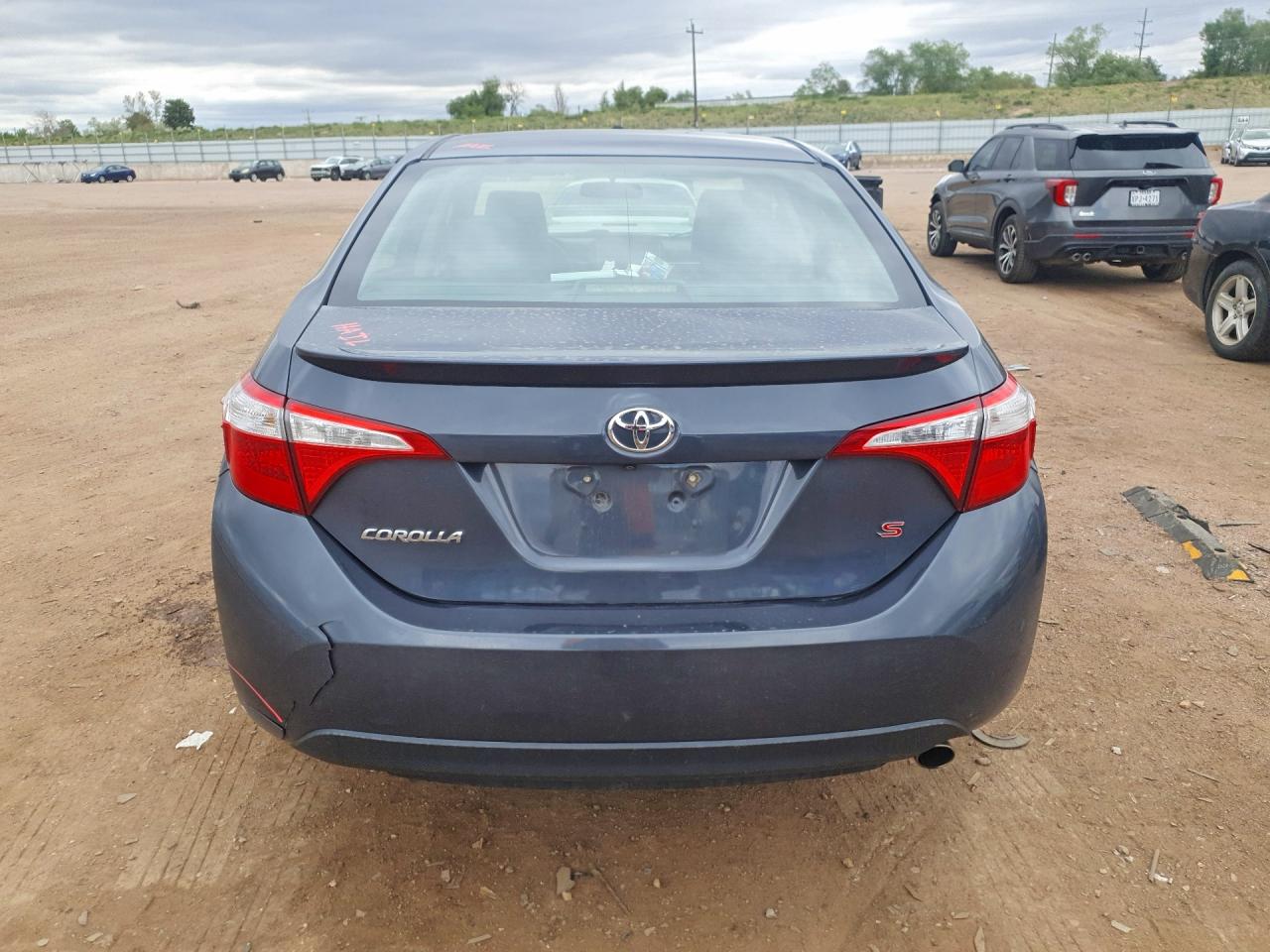 2014 Toyota Corolla S Blue vin: 2T1BURHE9EC151272