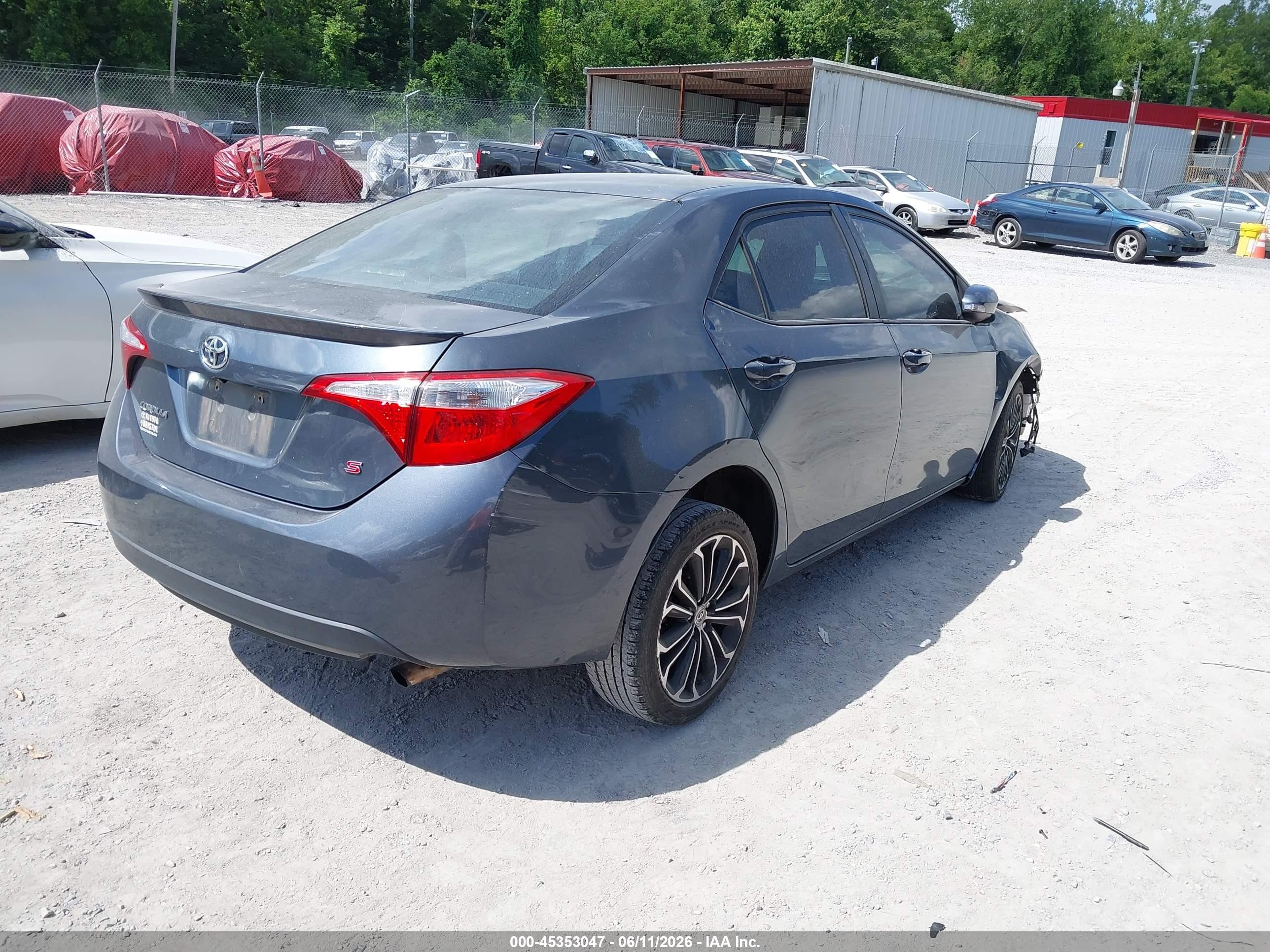 2014 Toyota Corolla S Plus Gray vin: 2T1BURHE9EC162918