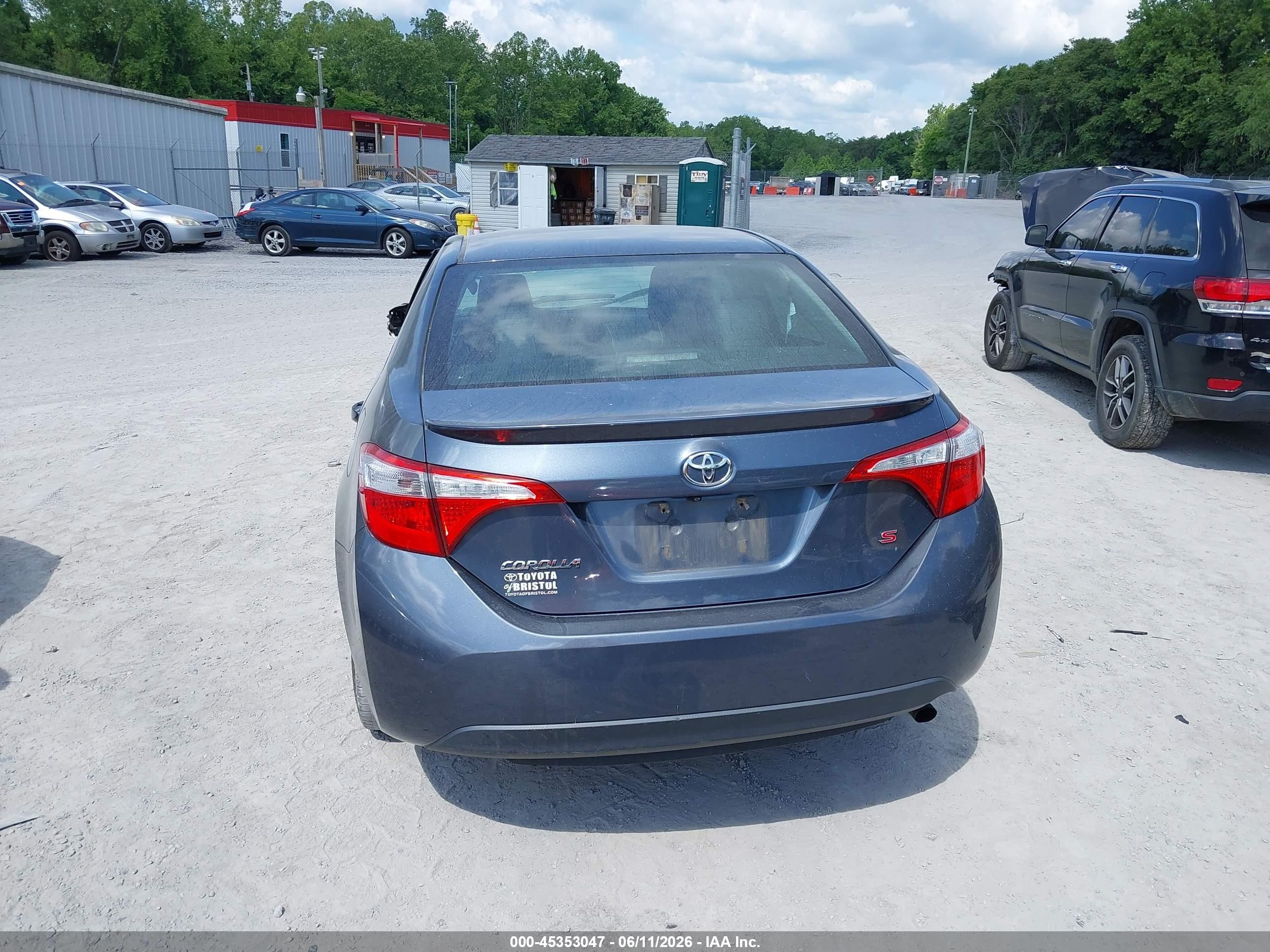 2014 Toyota Corolla S Plus Gray vin: 2T1BURHE9EC162918