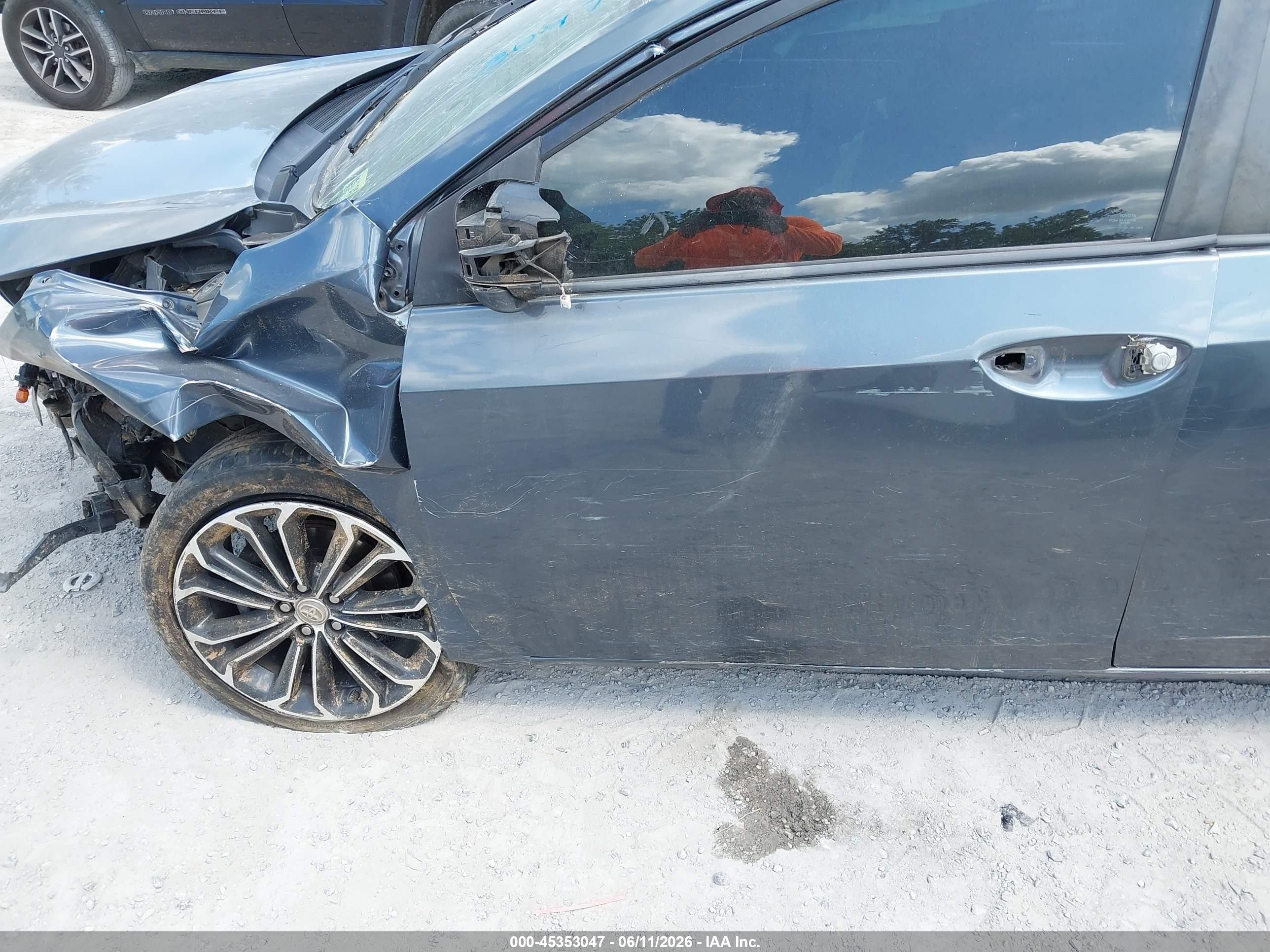 2014 Toyota Corolla S Plus Gray vin: 2T1BURHE9EC162918