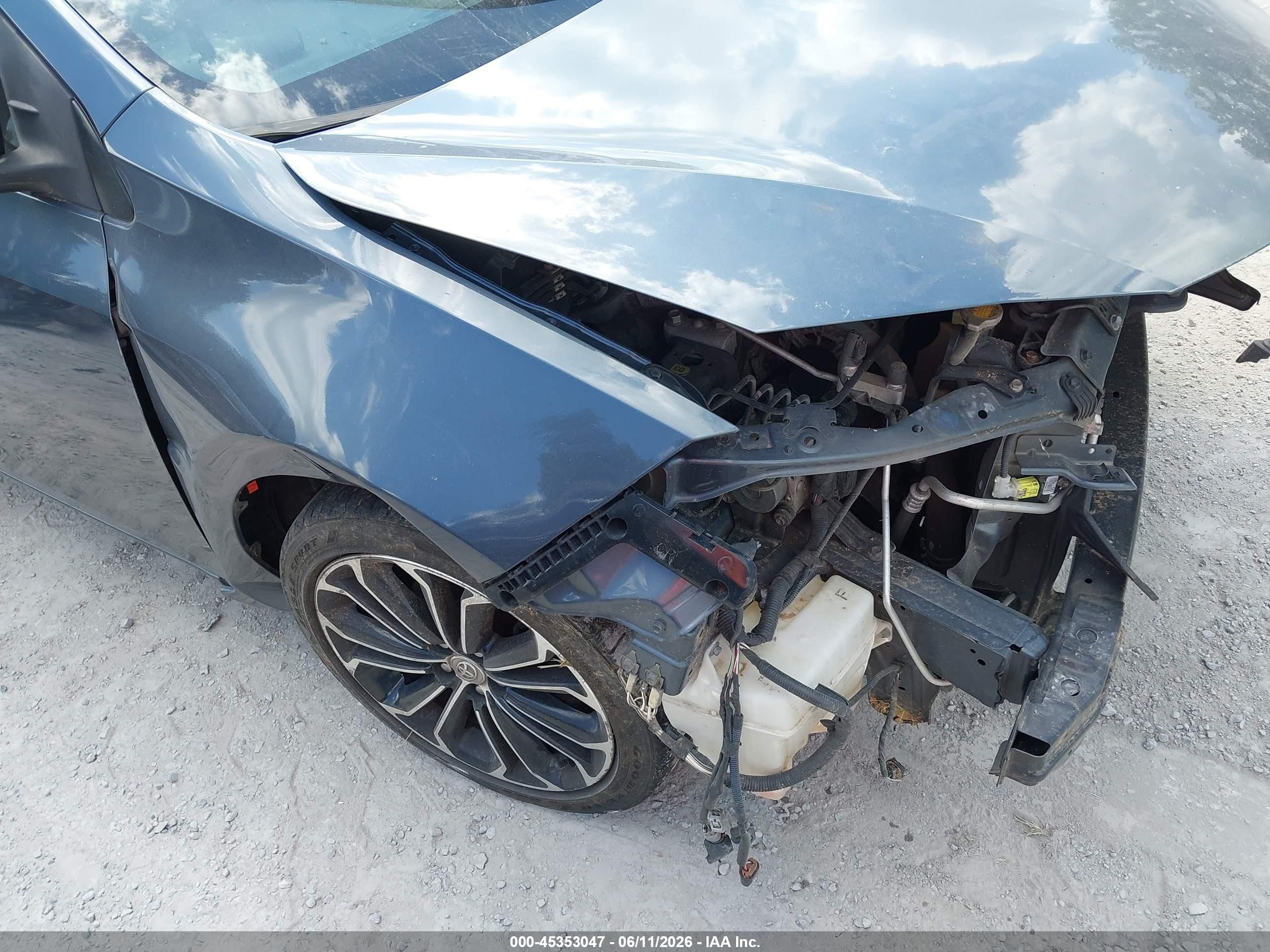 2014 Toyota Corolla S Plus Gray vin: 2T1BURHE9EC162918