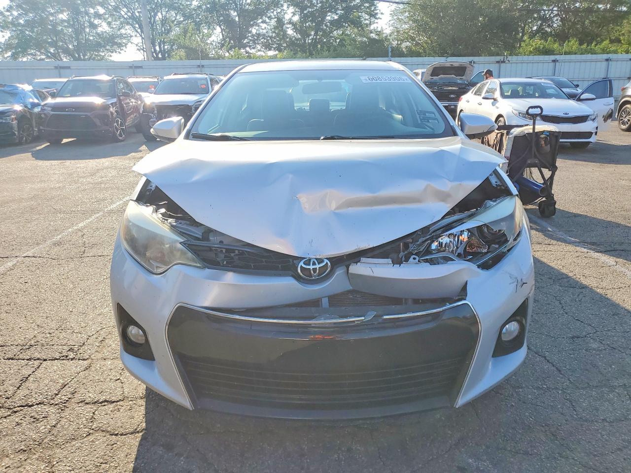 2014 Toyota Corolla S Plus Silver vin: 2T1BURHE9EC169013