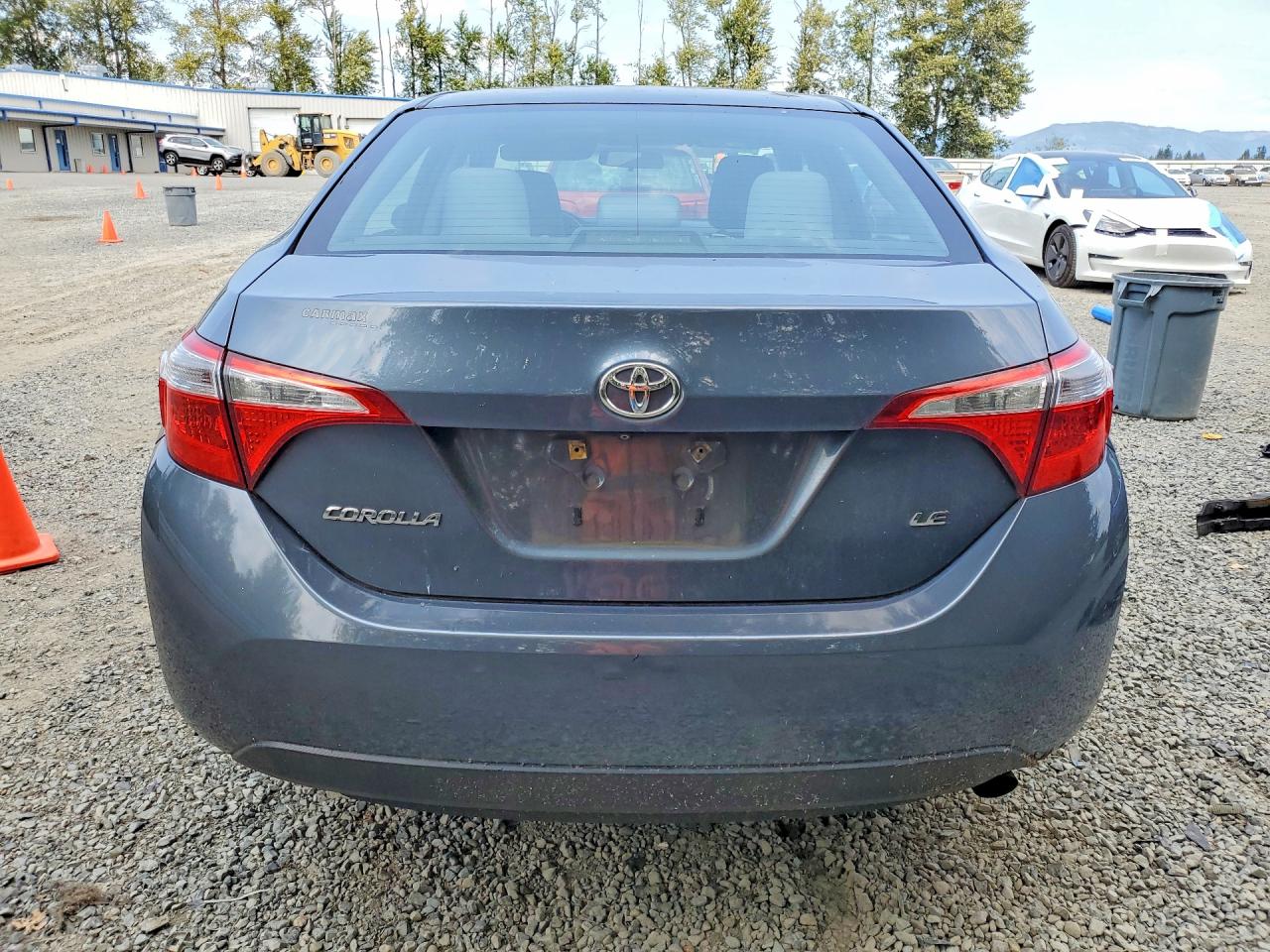 2014 Toyota Corolla Le Gray vin: 2T1BURHE9EC171828