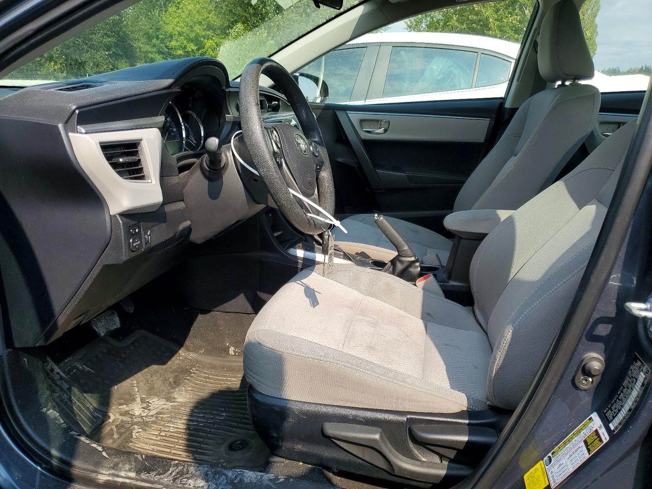2014 Toyota Corolla Le Gray vin: 2T1BURHE9EC171828