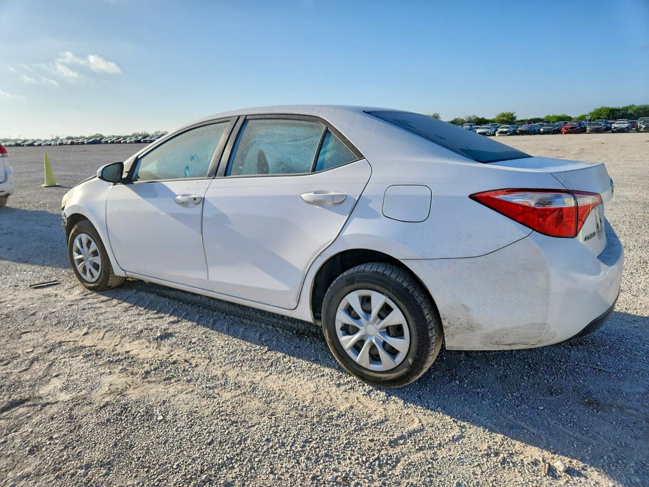 2014 Toyota Corolla L Белый vin: 2T1BURHE9EC172073