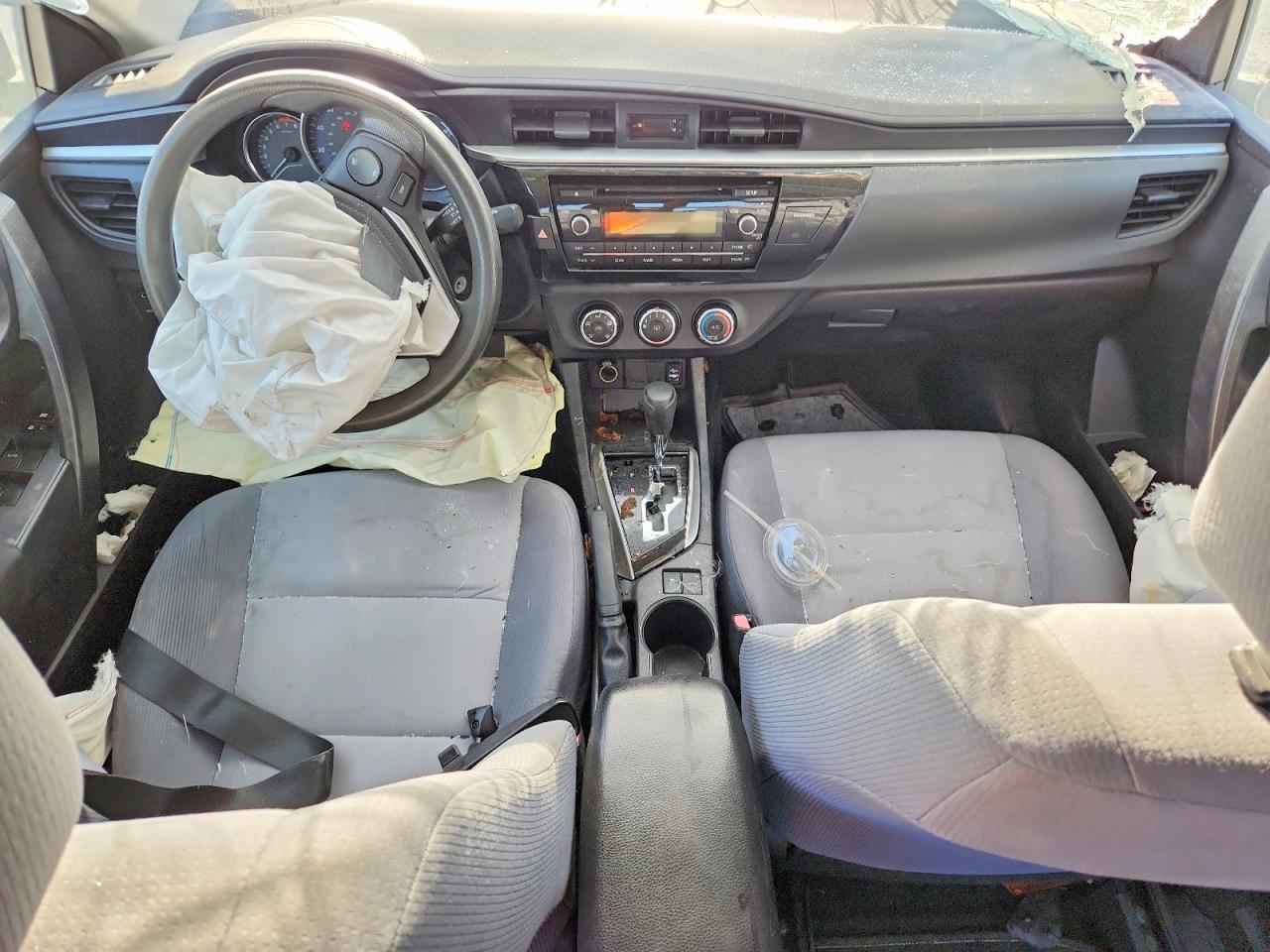 2014 Toyota Corolla L Белый vin: 2T1BURHE9EC172073