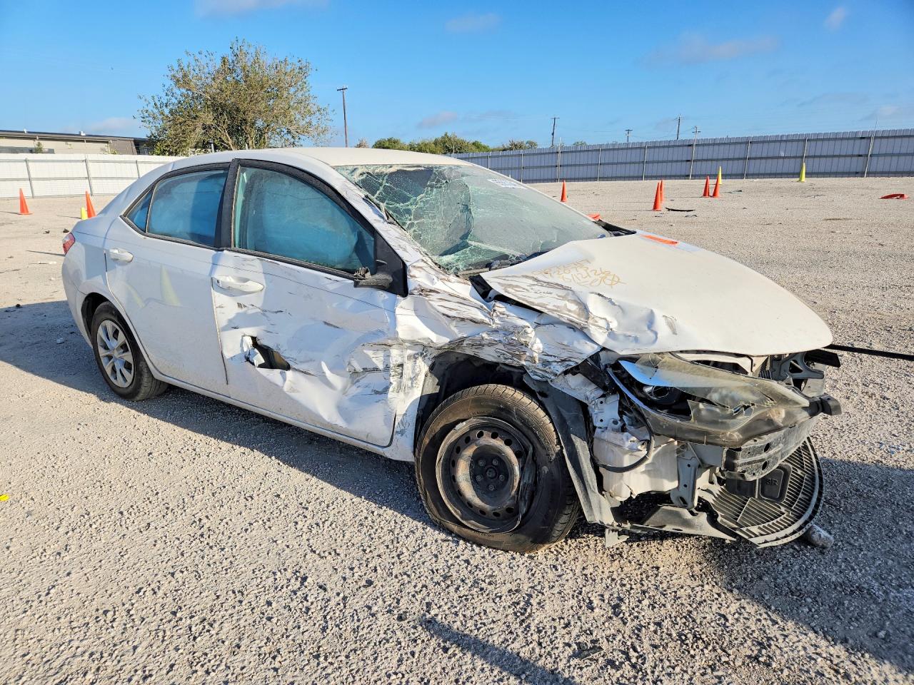 2014 Toyota Corolla L Белый vin: 2T1BURHE9EC172073