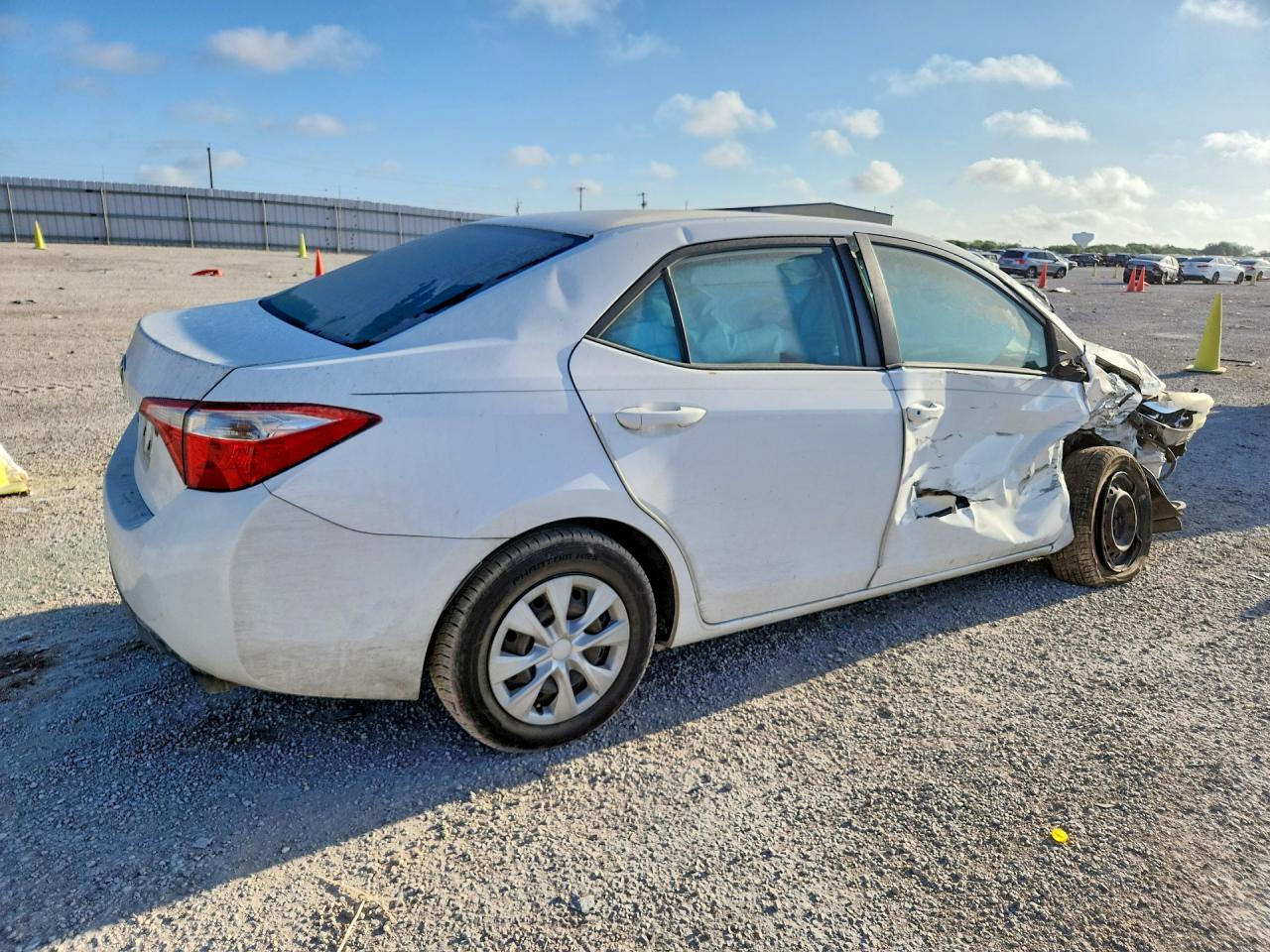 2014 Toyota Corolla L Белый vin: 2T1BURHE9EC172073