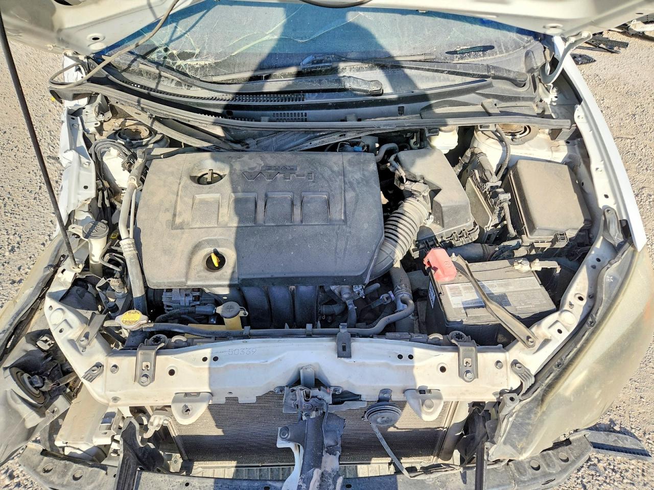 2014 Toyota Corolla L Белый vin: 2T1BURHE9EC172073