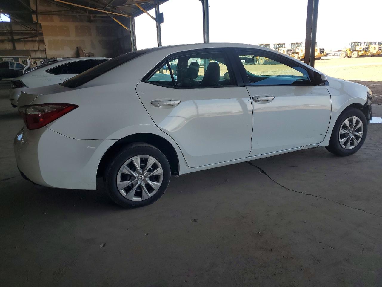 2014 Toyota Corolla L Белый vin: 2T1BURHE9EC187091