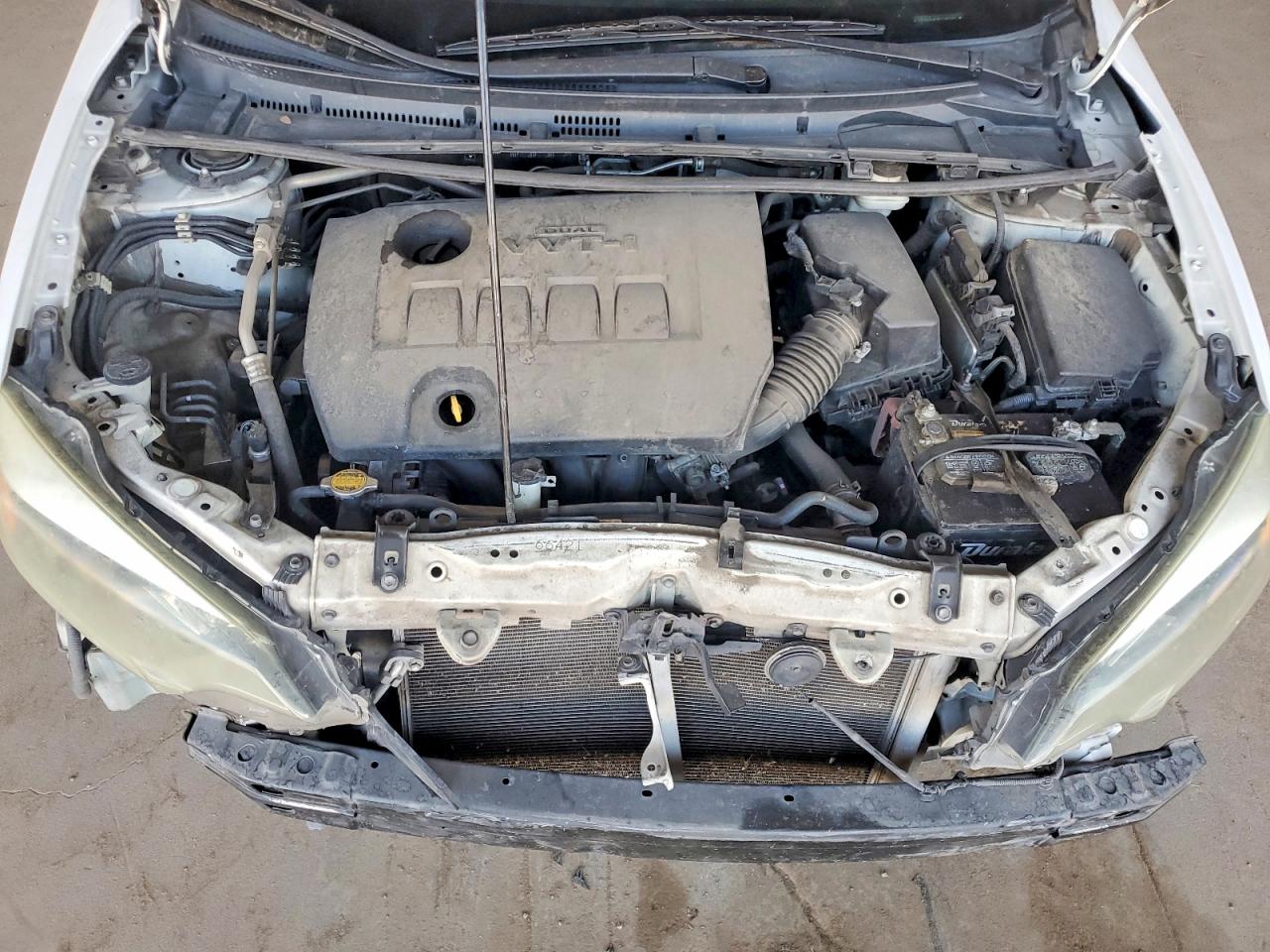 2014 Toyota Corolla L Белый vin: 2T1BURHE9EC187091