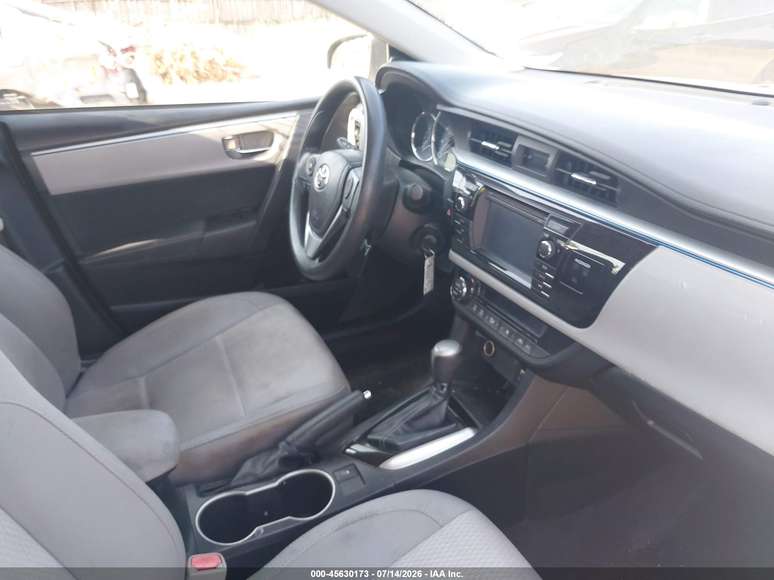 2014 Toyota Corolla Le Silver vin: 2T1BURHE9EC188807