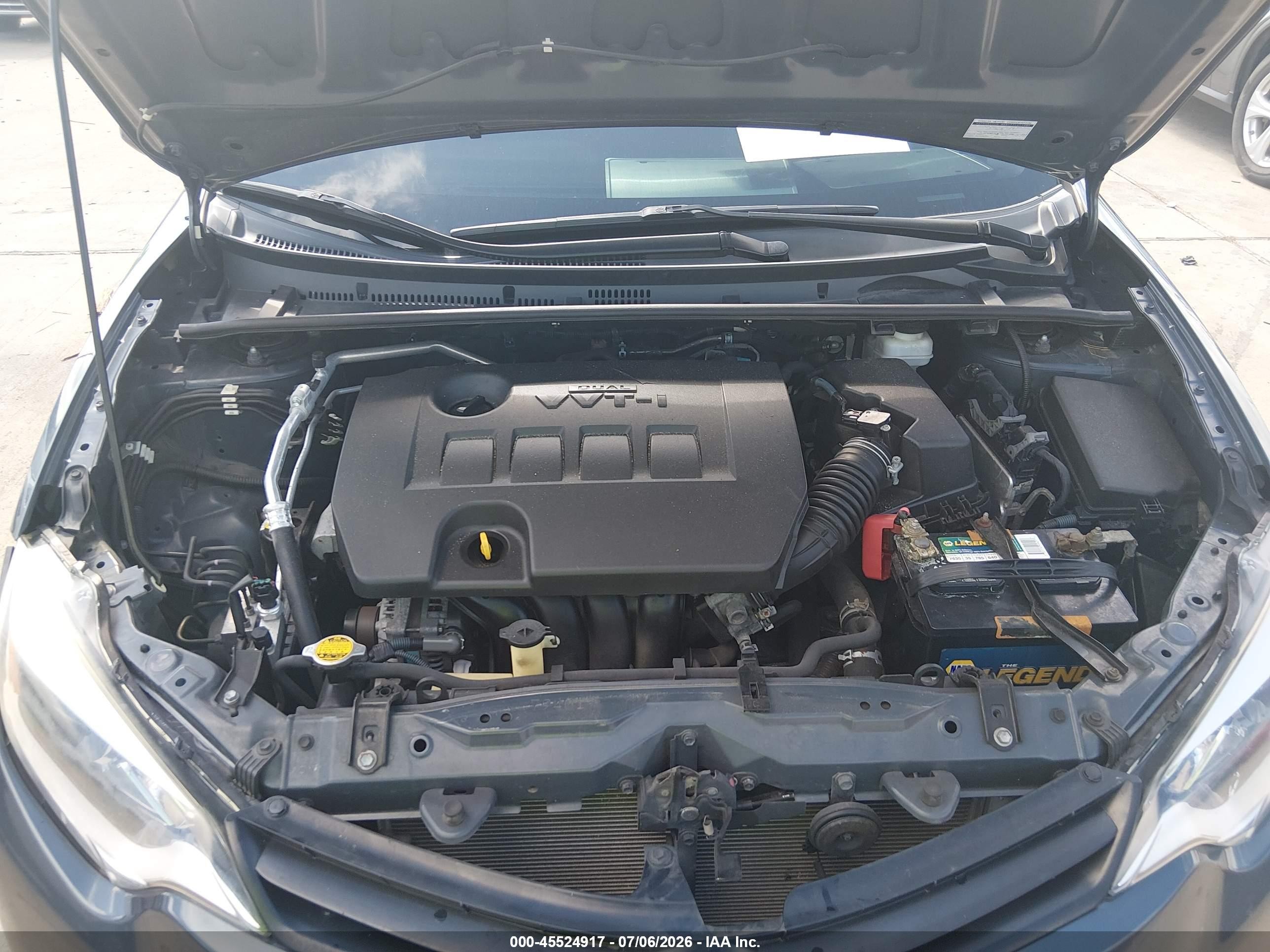 2014 Toyota Corolla Le Серый vin: 2T1BURHE9EC198897
