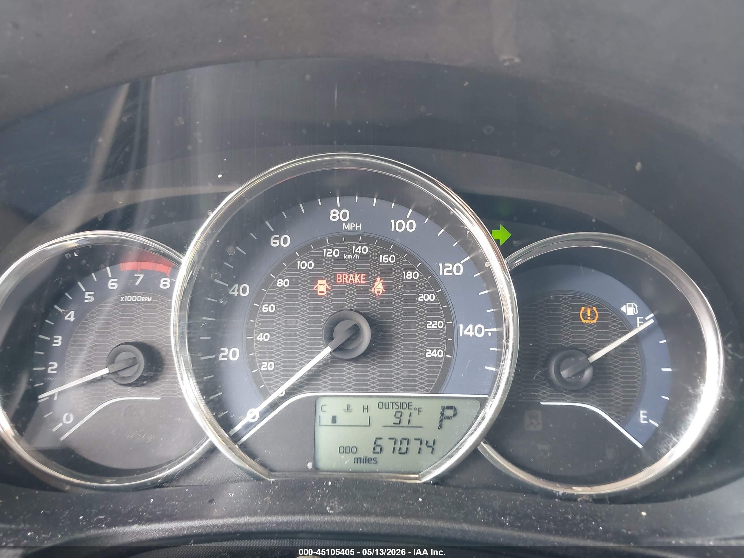 2014 Toyota Corolla L Белый vin: 2T1BURHE9EC201751