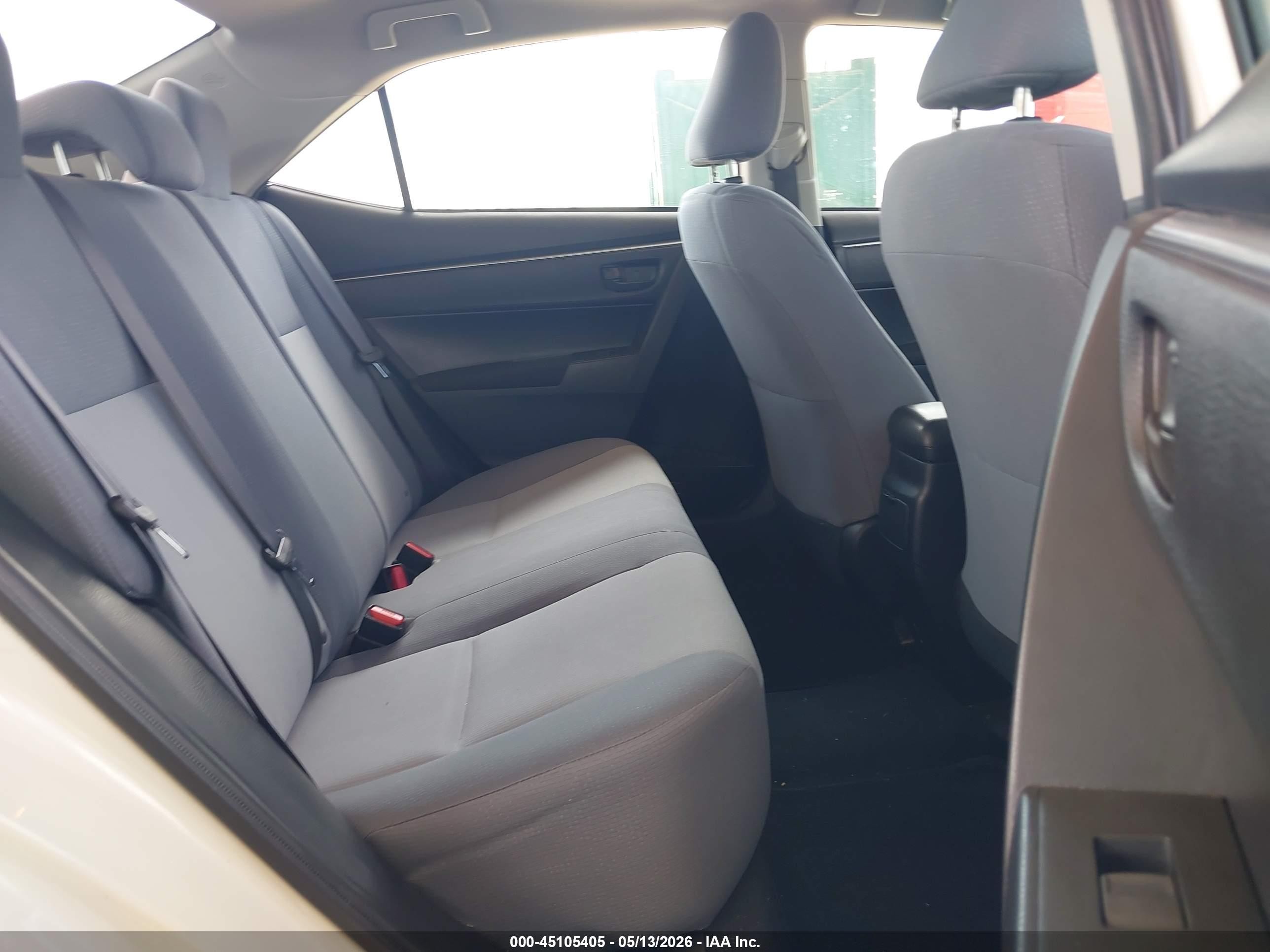 2014 Toyota Corolla L Белый vin: 2T1BURHE9EC201751
