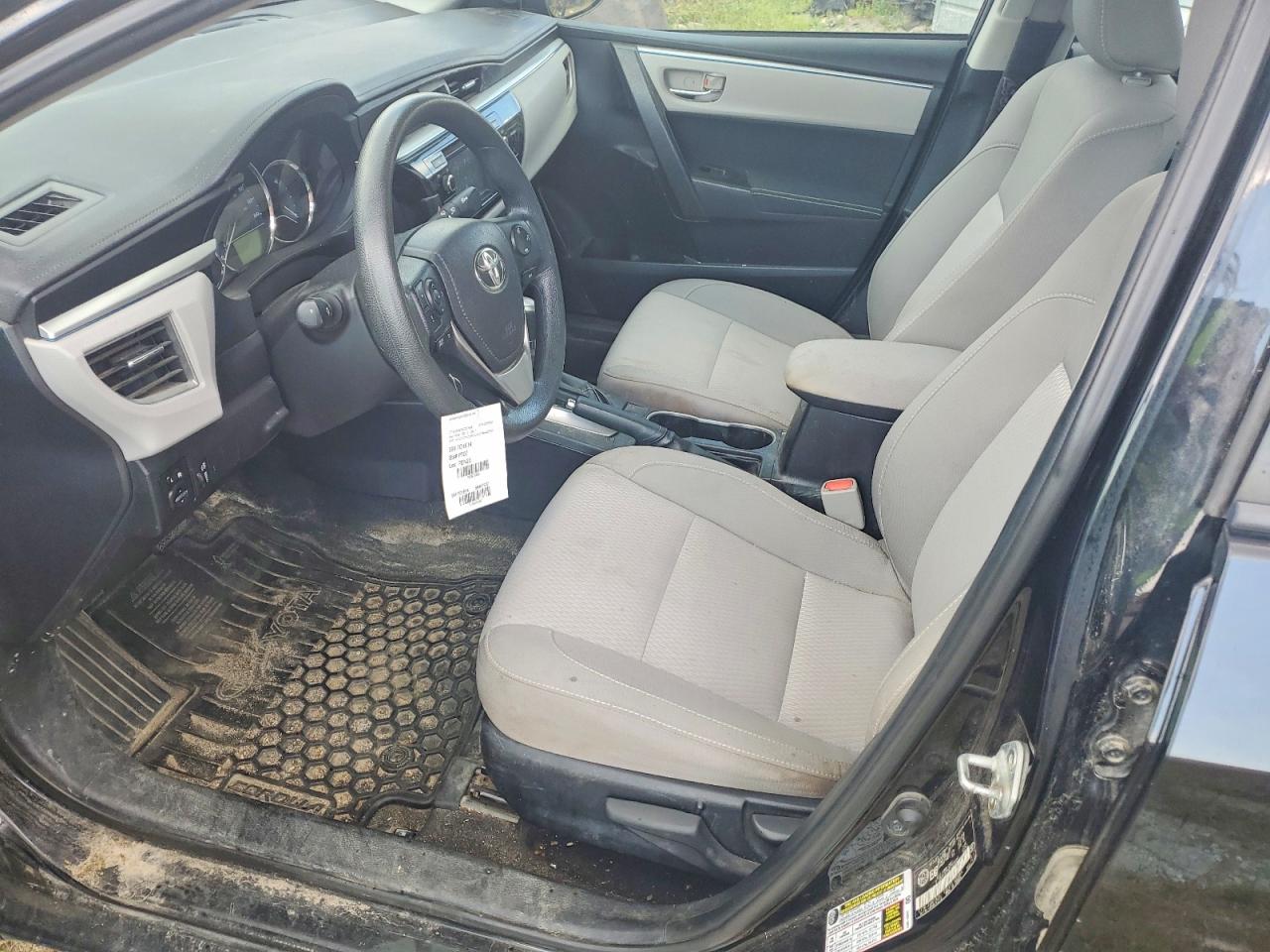 2014 Toyota Corolla L Black vin: 2T1BURHE9EC203905