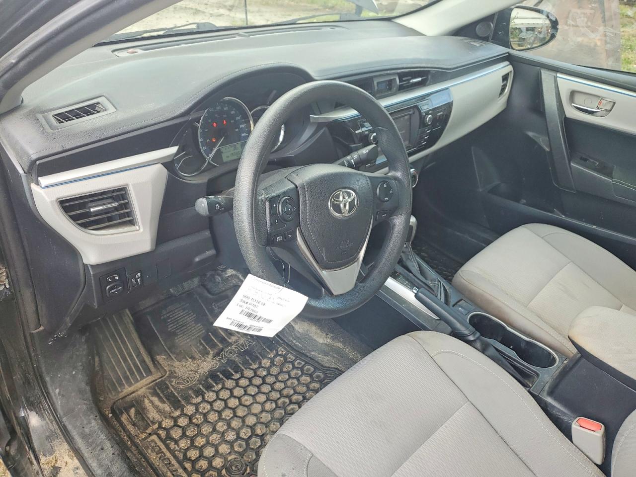 2014 Toyota Corolla L Black vin: 2T1BURHE9EC203905