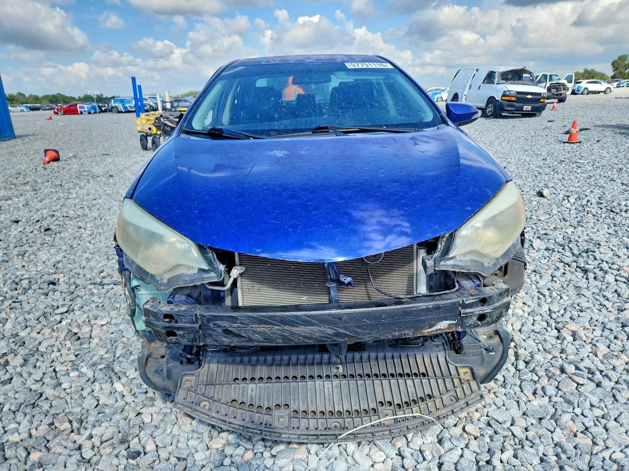 2014 Toyota Corolla S Plus Blue vin: 2T1BURHE9EC207596