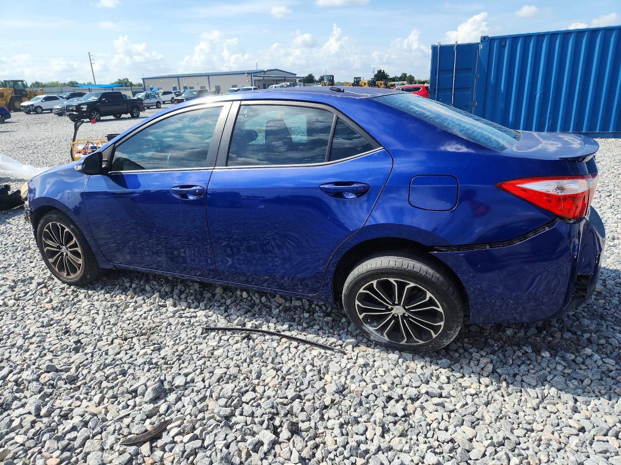 2014 Toyota Corolla S Plus Blue vin: 2T1BURHE9EC207596