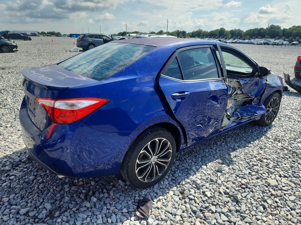 2014 Toyota Corolla S Plus Blue vin: 2T1BURHE9EC207596